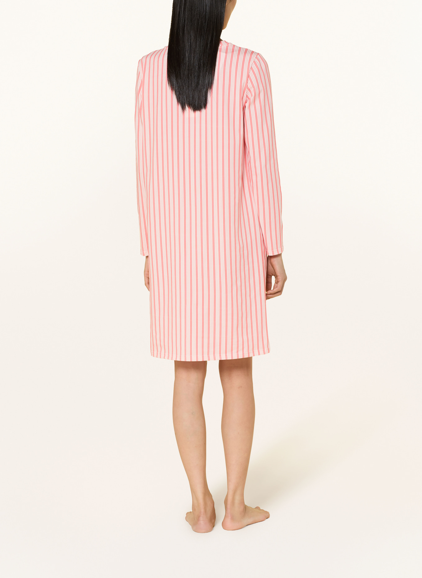 SHORT STORIES Chemise de nuit: ORANGE CLAIR / BLANC