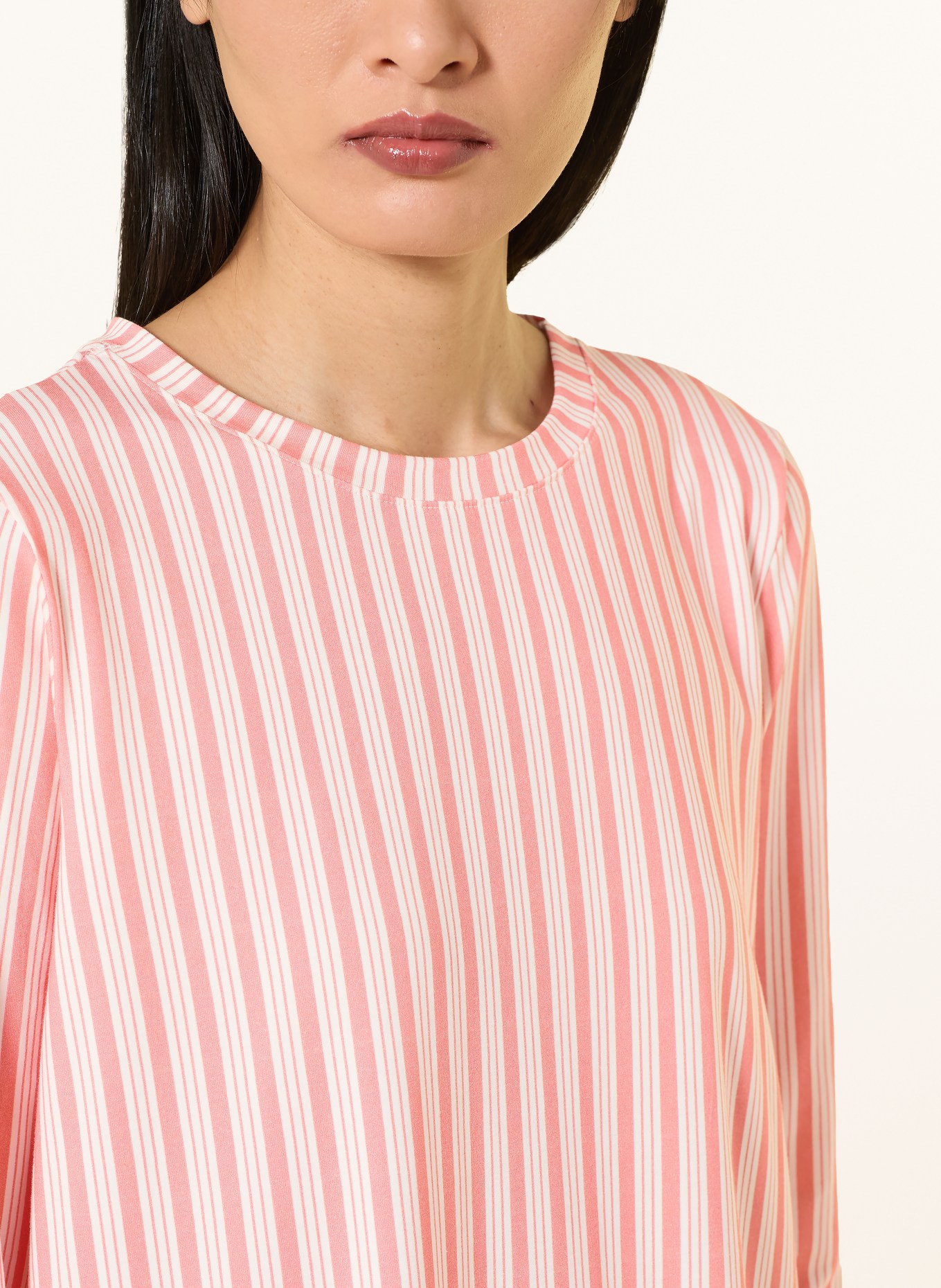 SHORT STORIES Chemise de nuit: ORANGE CLAIR / BLANC