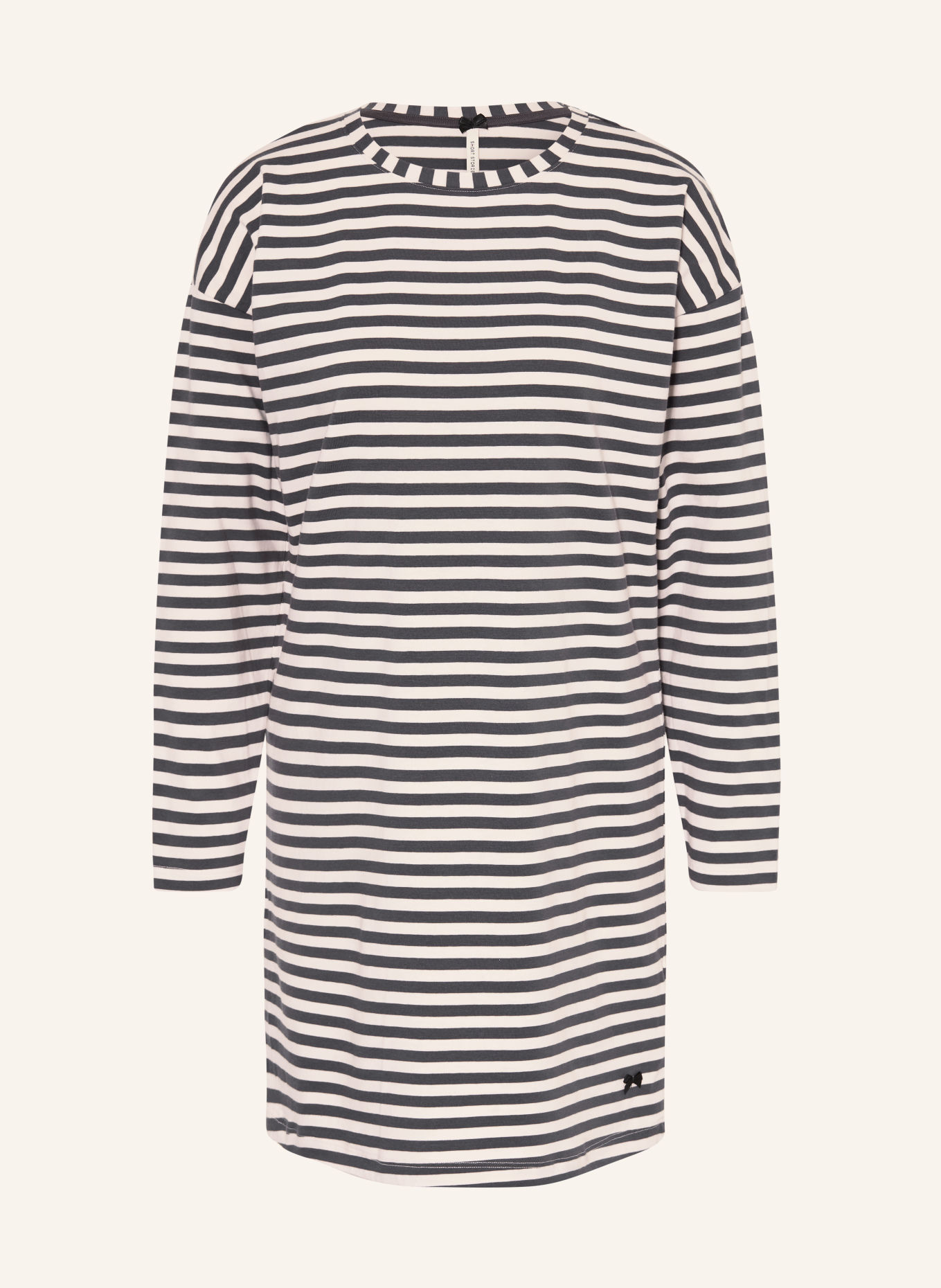 SHORT STORIES Nightgown: WHITE / DARK GRAY