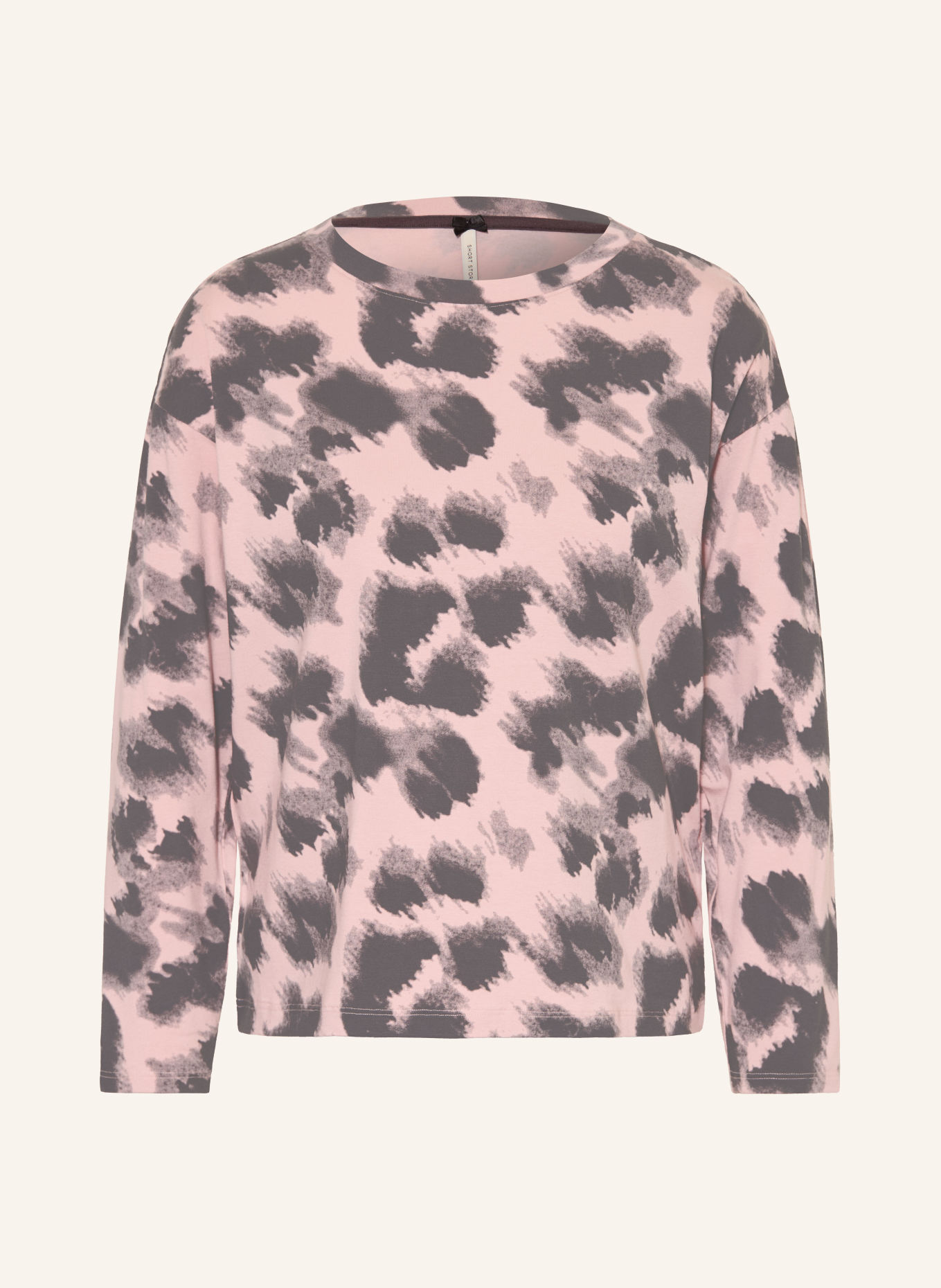 SHORT STORIES Sleep shirt: DARK GRAY / PINK