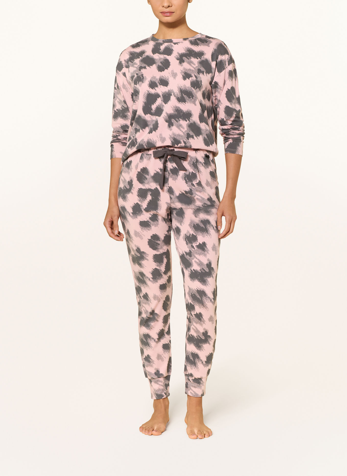 SHORT STORIES Sleep shirt: DARK GRAY / PINK