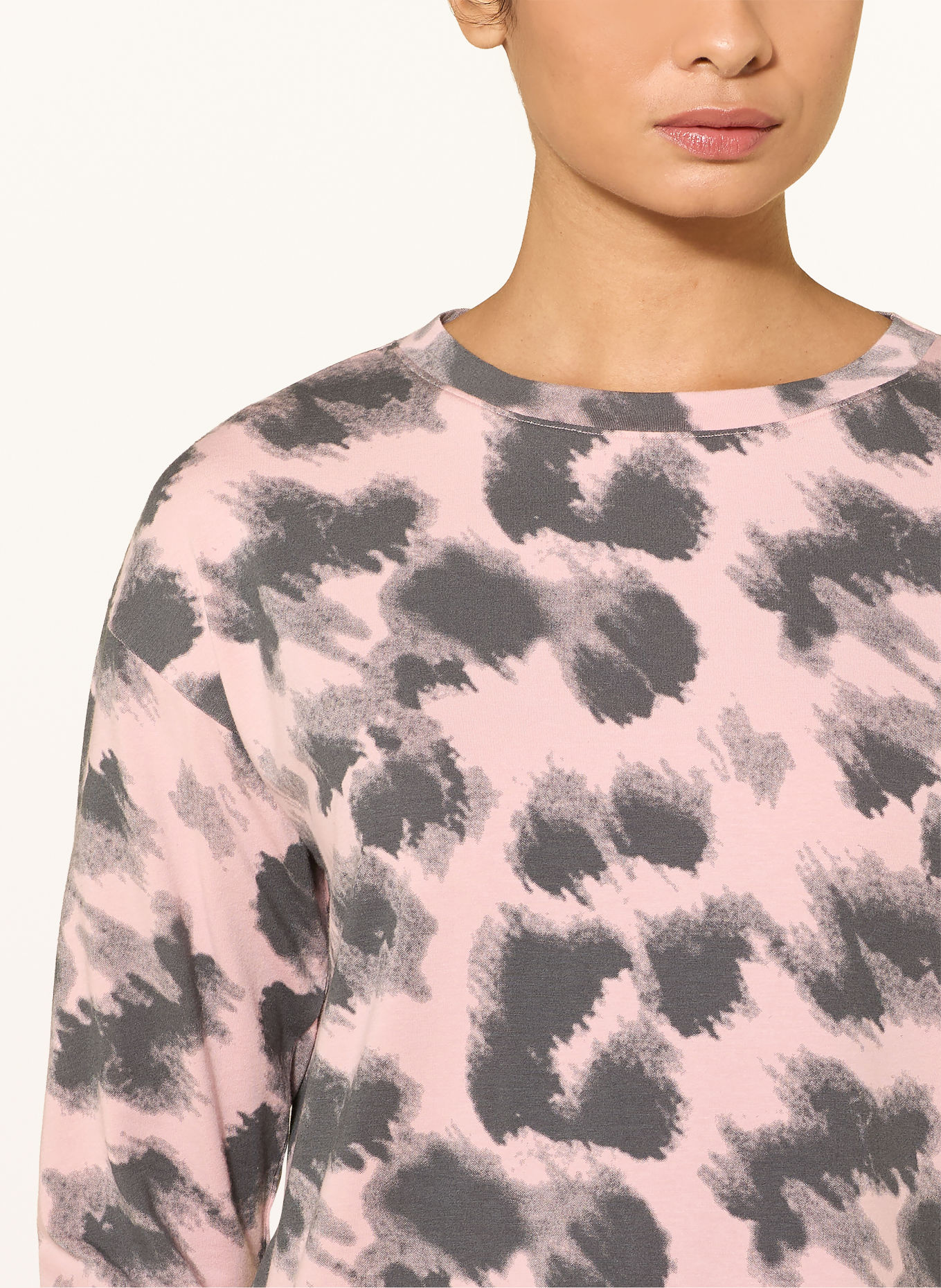 SHORT STORIES Sleep shirt: DARK GRAY / PINK