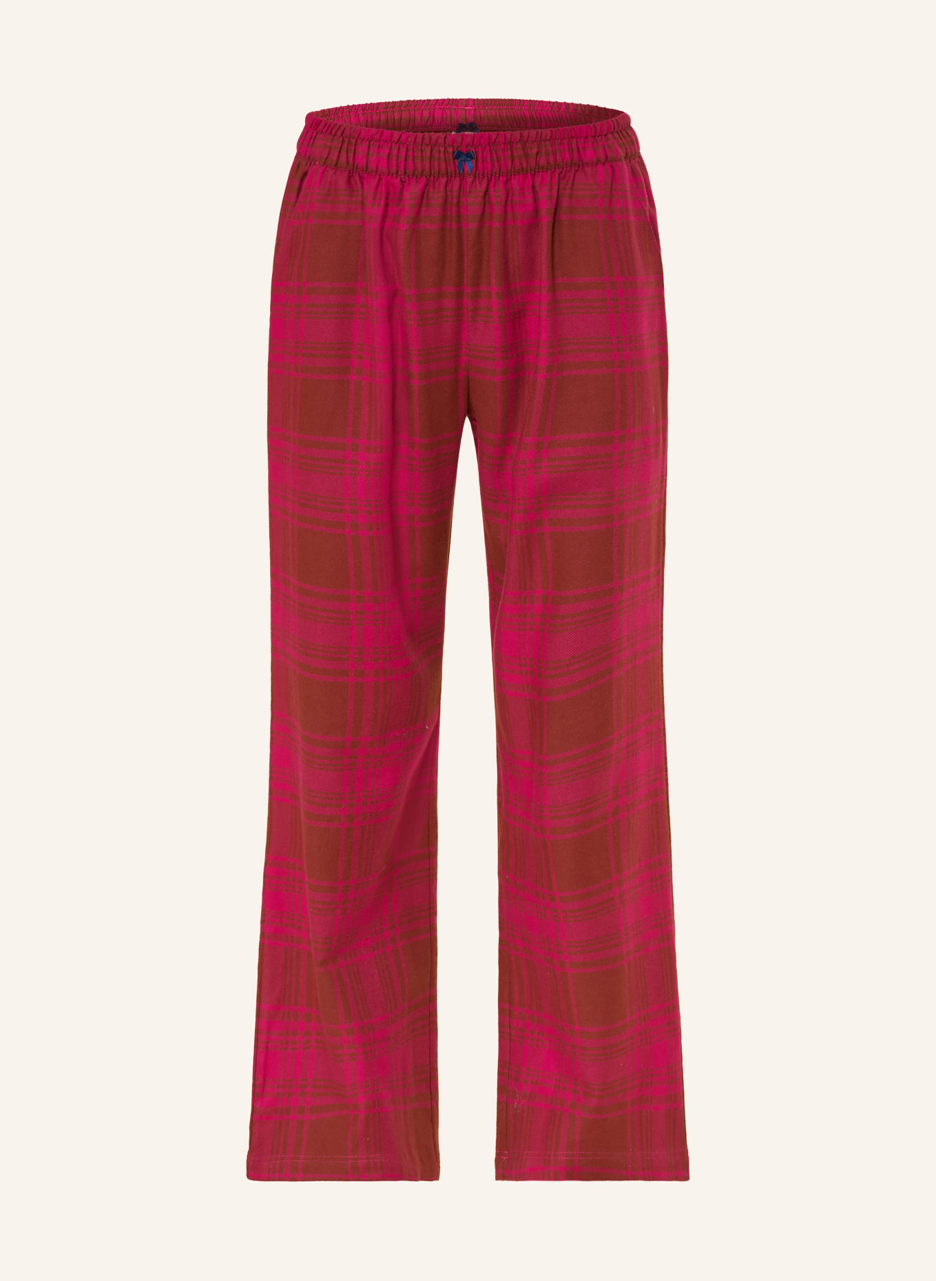 SHORT STORIES Flanell pajama pants: FUCHSIA / DARK RED