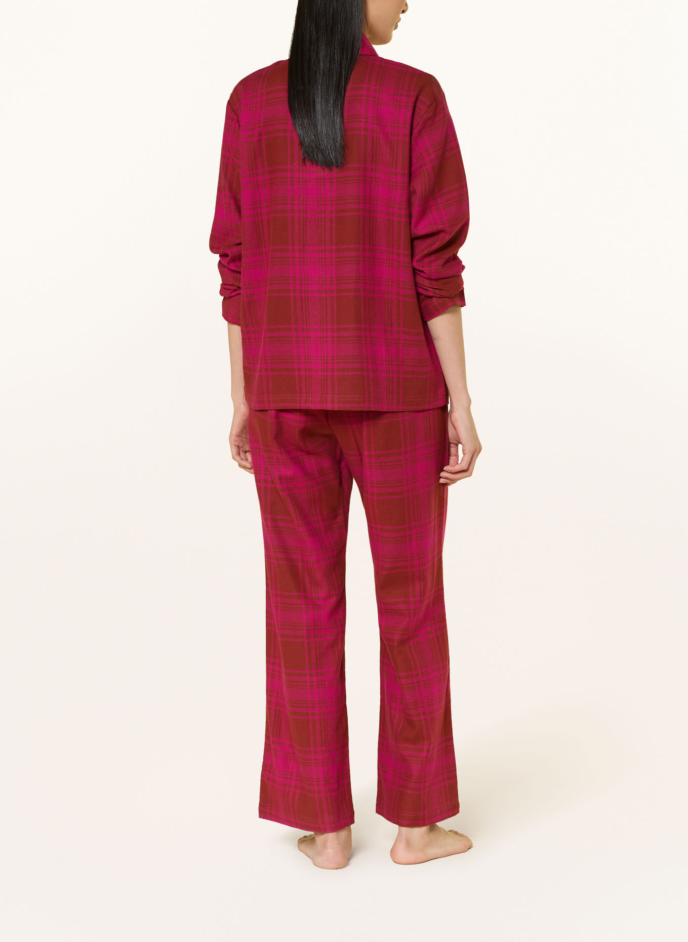 SHORT STORIES Flanell pajama pants: FUCHSIA / DARK RED