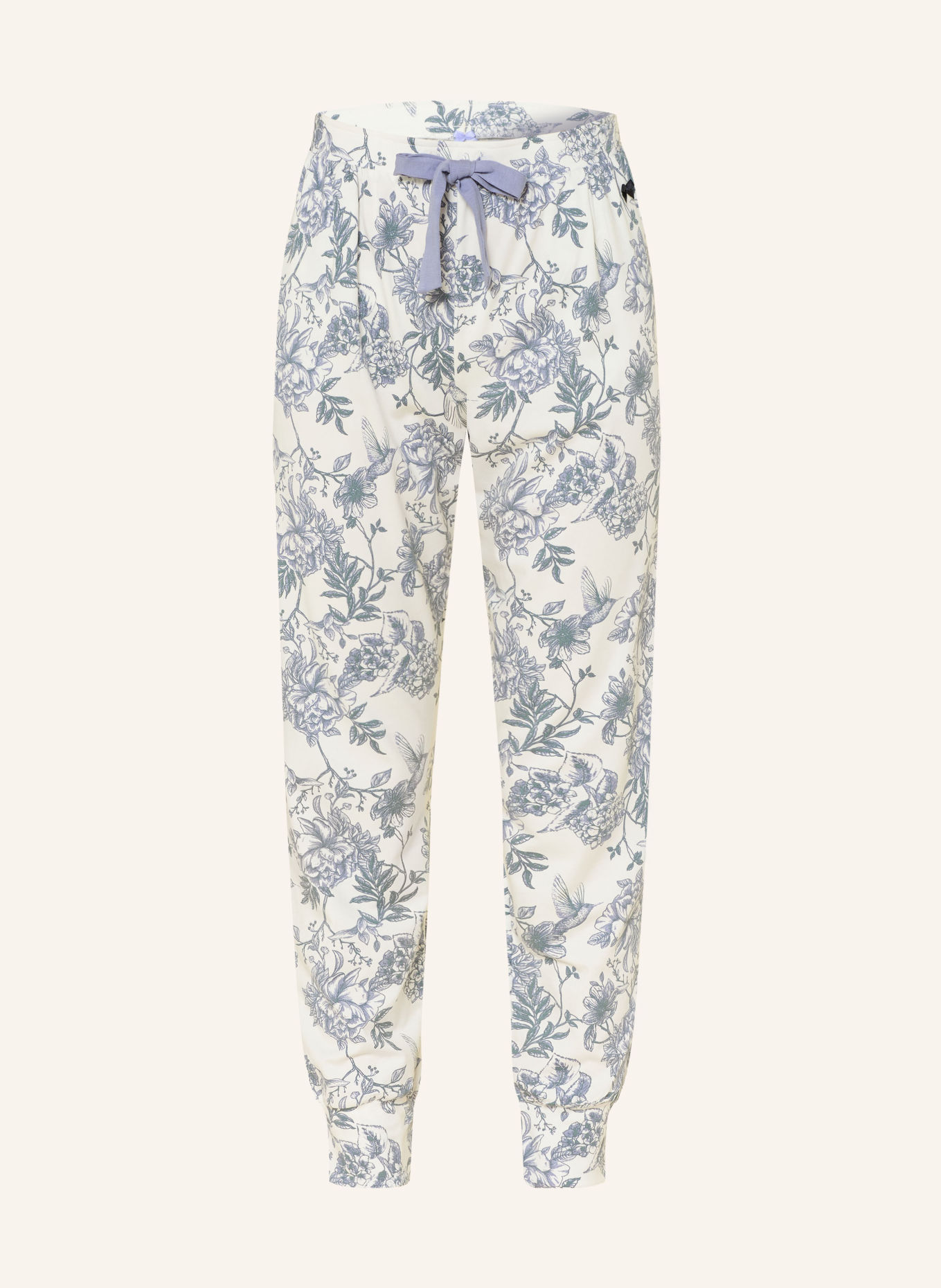 SHORT STORIES Sleep pants: WHITE / BLUE GRAY