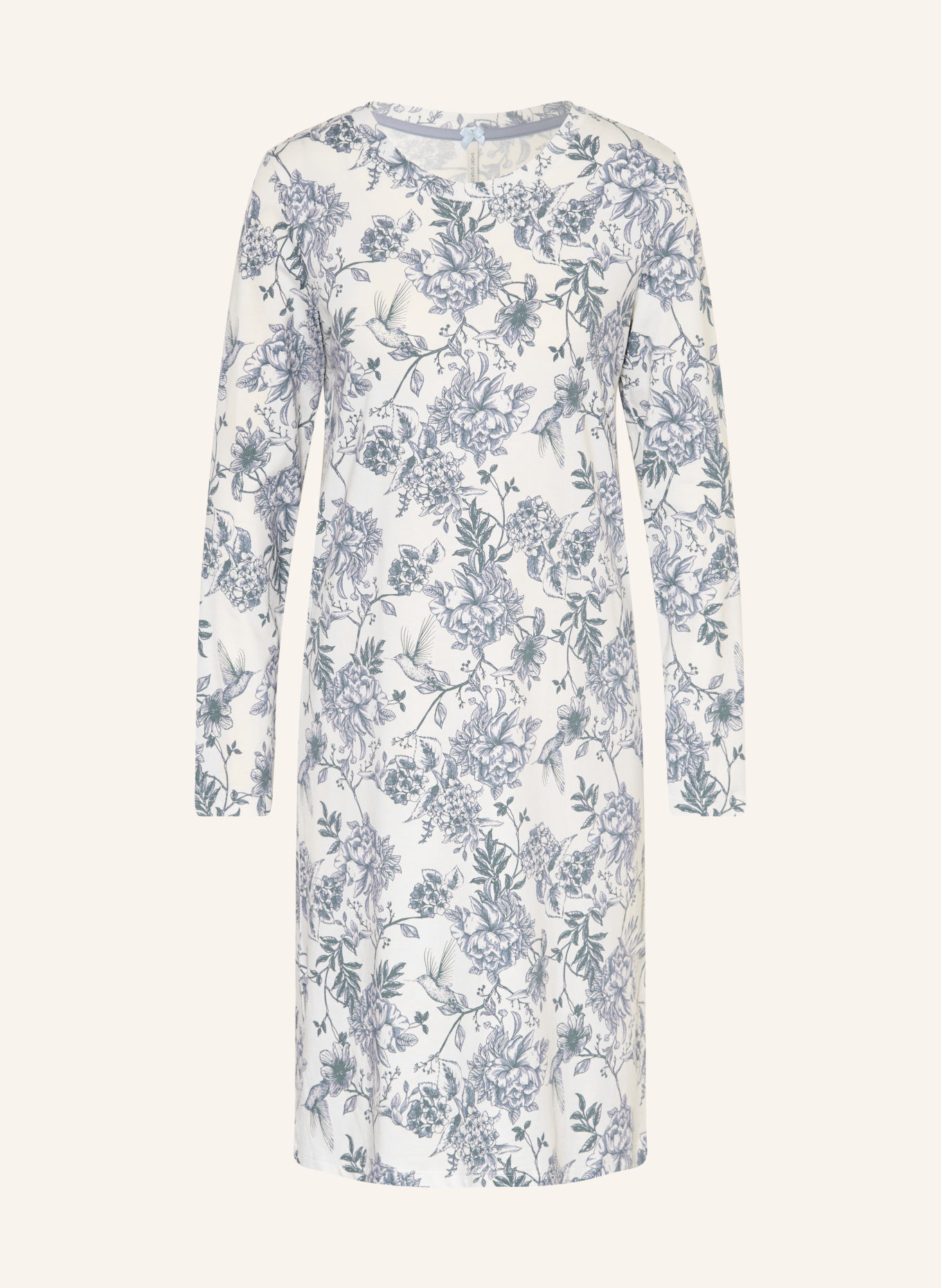 SHORT STORIES Nightgown: WHITE / DARK GRAY