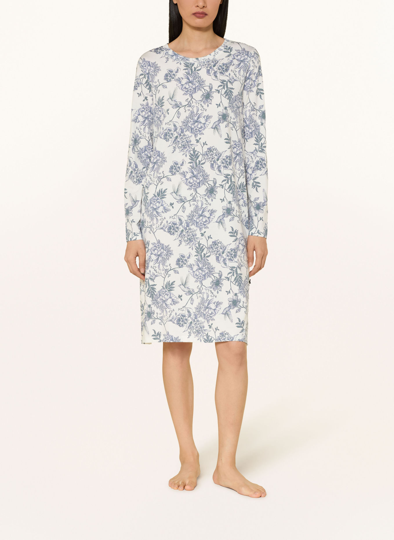 SHORT STORIES Nightgown: WHITE / DARK GRAY