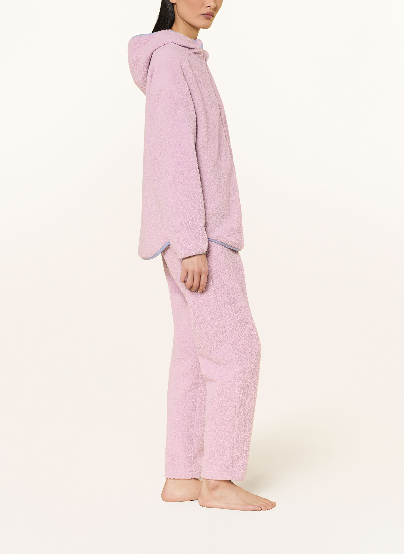 SHORT STORIES Teddy fur lounge pants: ROSE
