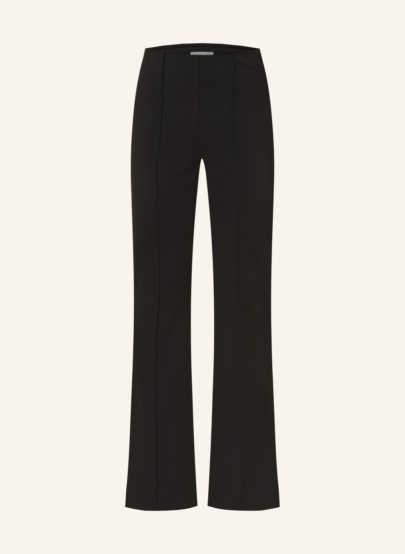 MRS & HUGS Bootcut jersey pants: BLACK