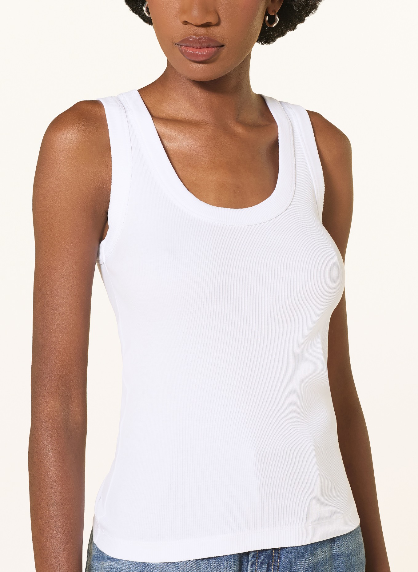 DRYKORN Tanktop: WIT