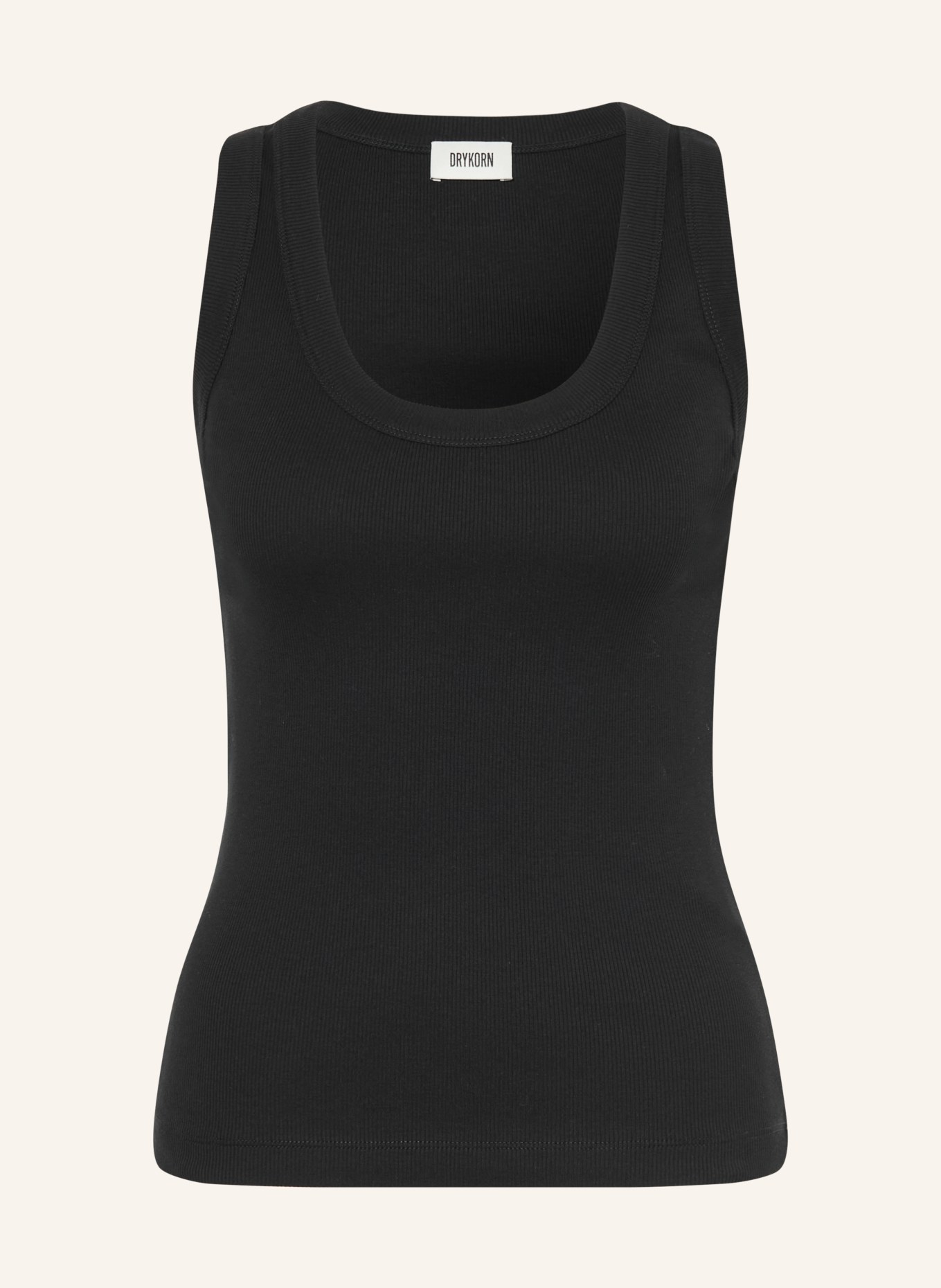 DRYKORN Tanktop: SCHWARZ