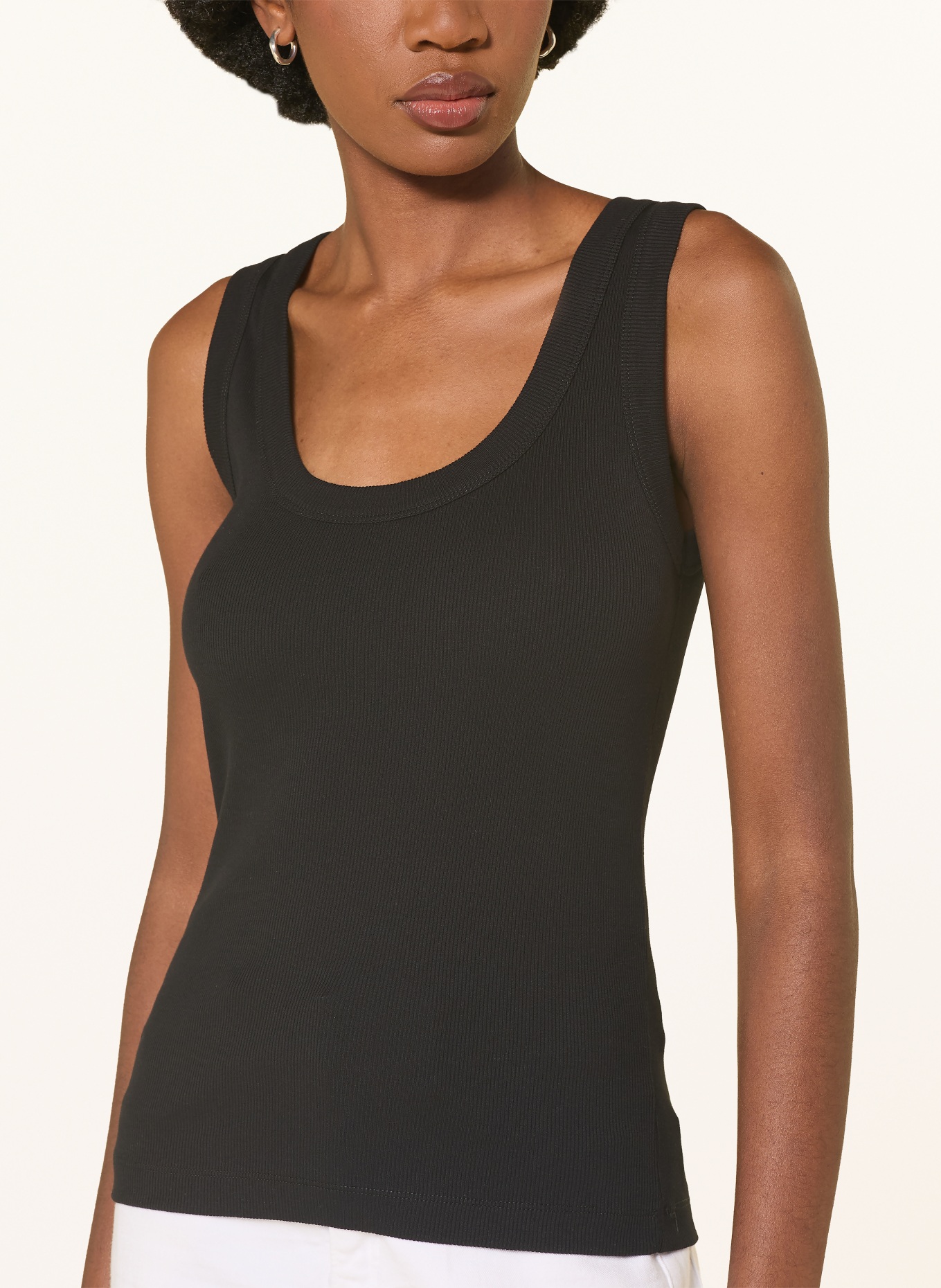 DRYKORN Tanktop: SCHWARZ