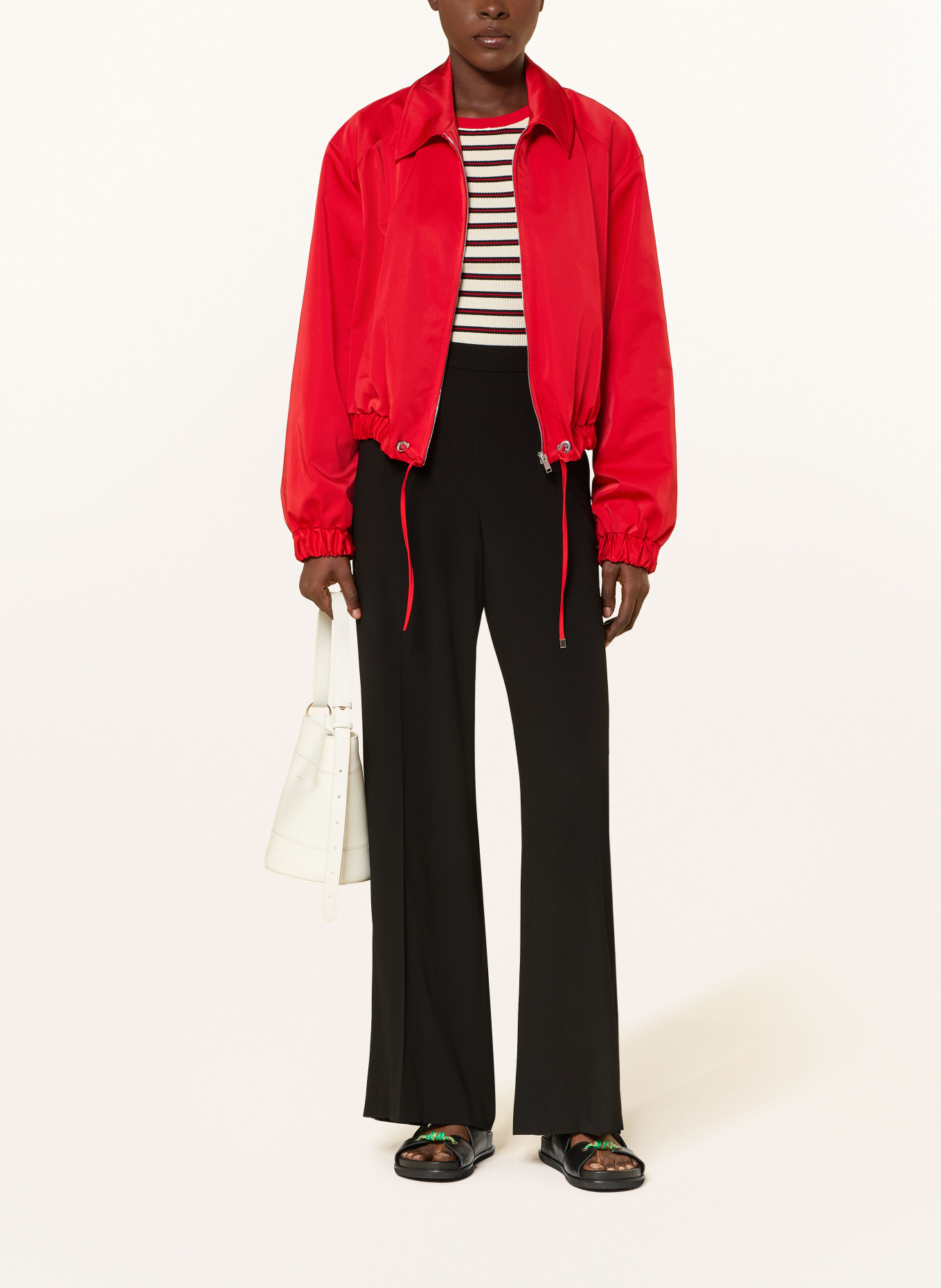 CLAUDIE PIERLOT Marlenehose: SCHWARZ