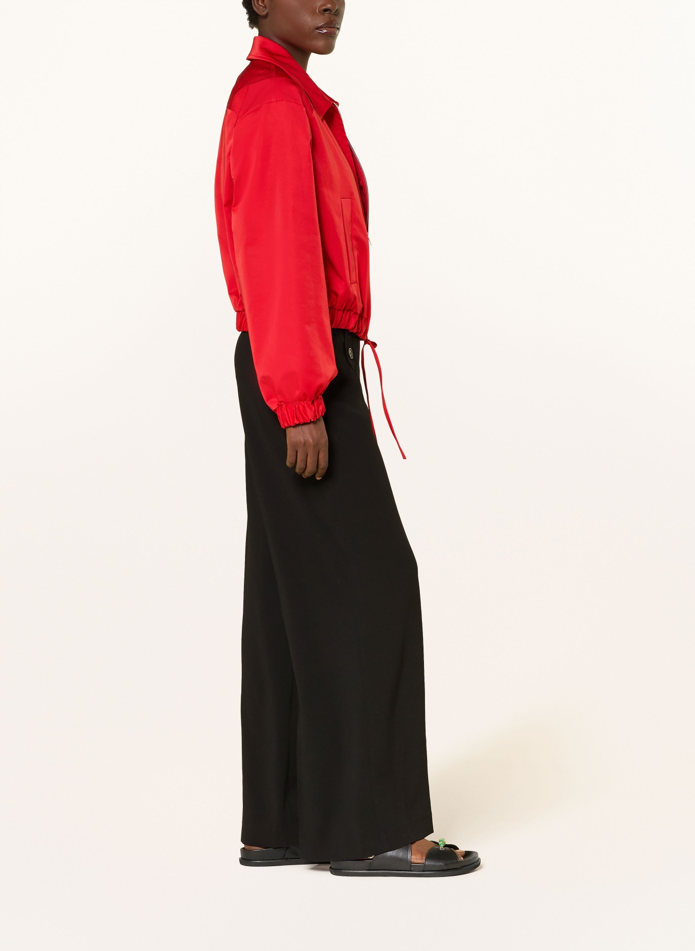 CLAUDIE PIERLOT Marlenehose: SCHWARZ