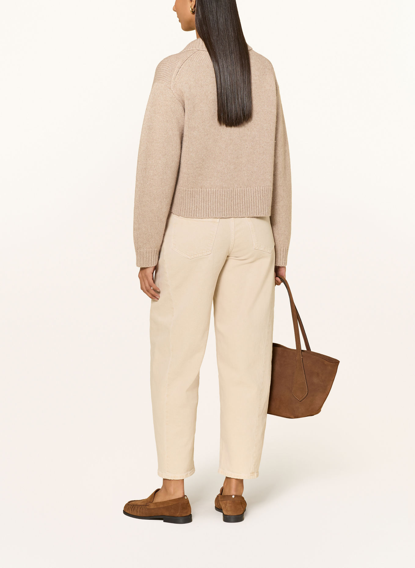 darling harbour Cardigan: BEIGE MELANGE