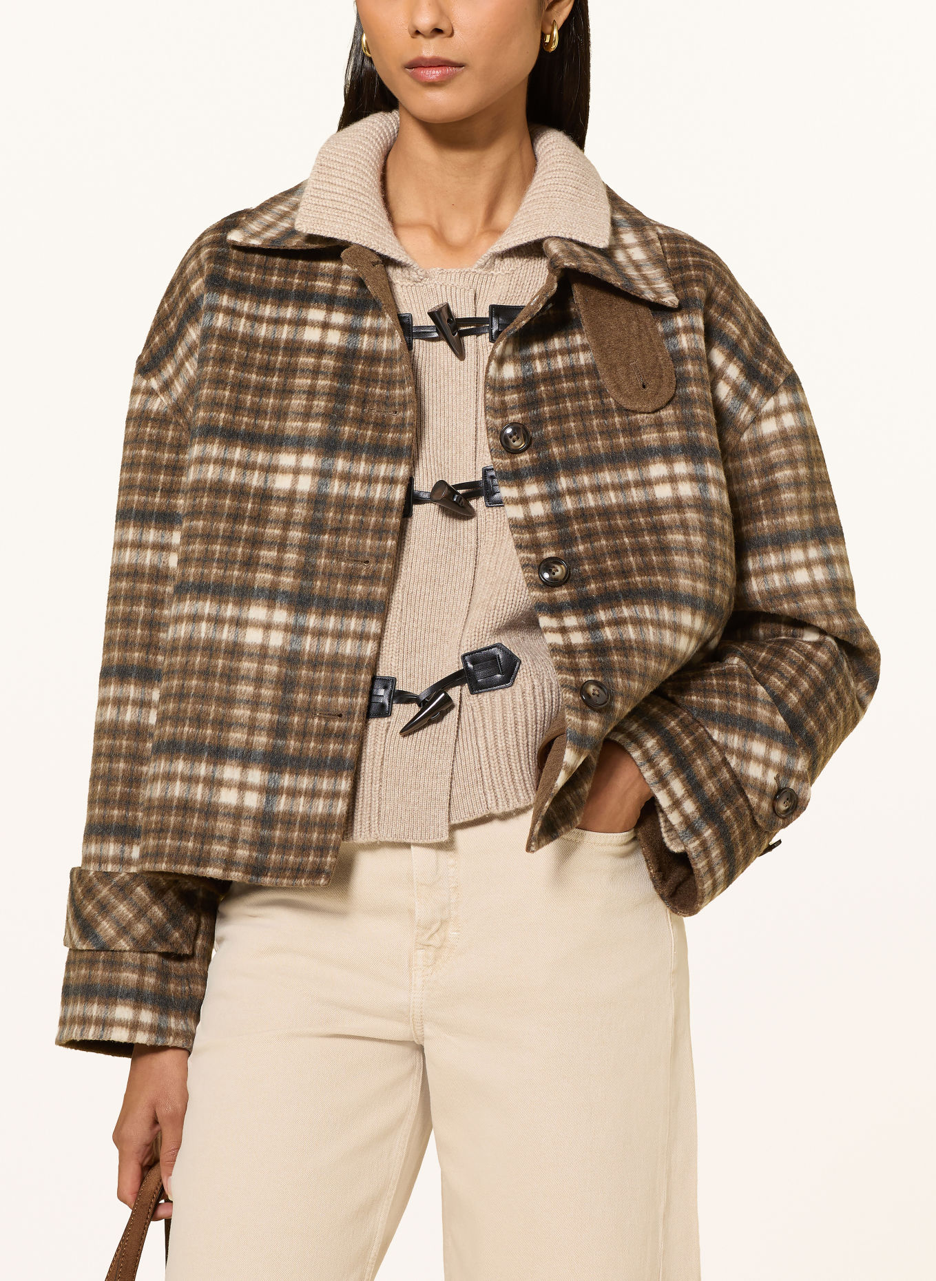 darling harbour Cardigan: BEIGE MELANGE