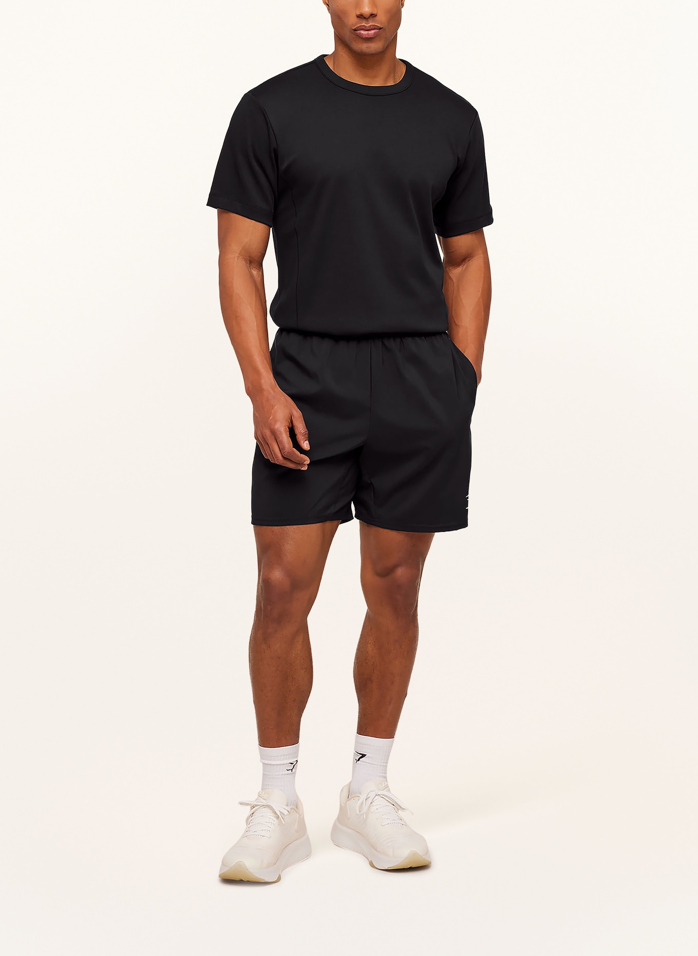 GYMSHARK T-shirt OFF DUTY: NOIR