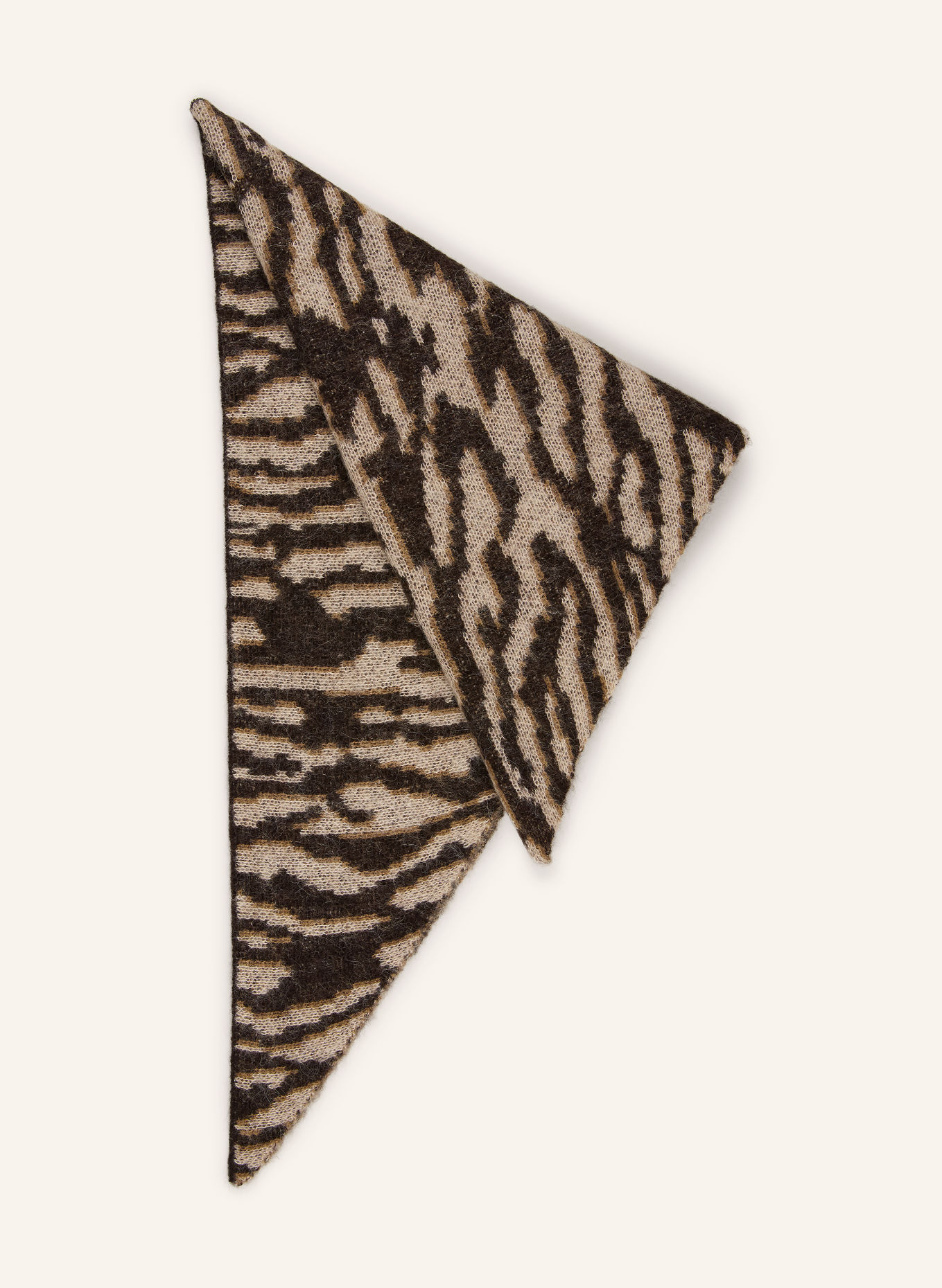 darling harbour Dreieckstuch mit Alpaka: BROWN