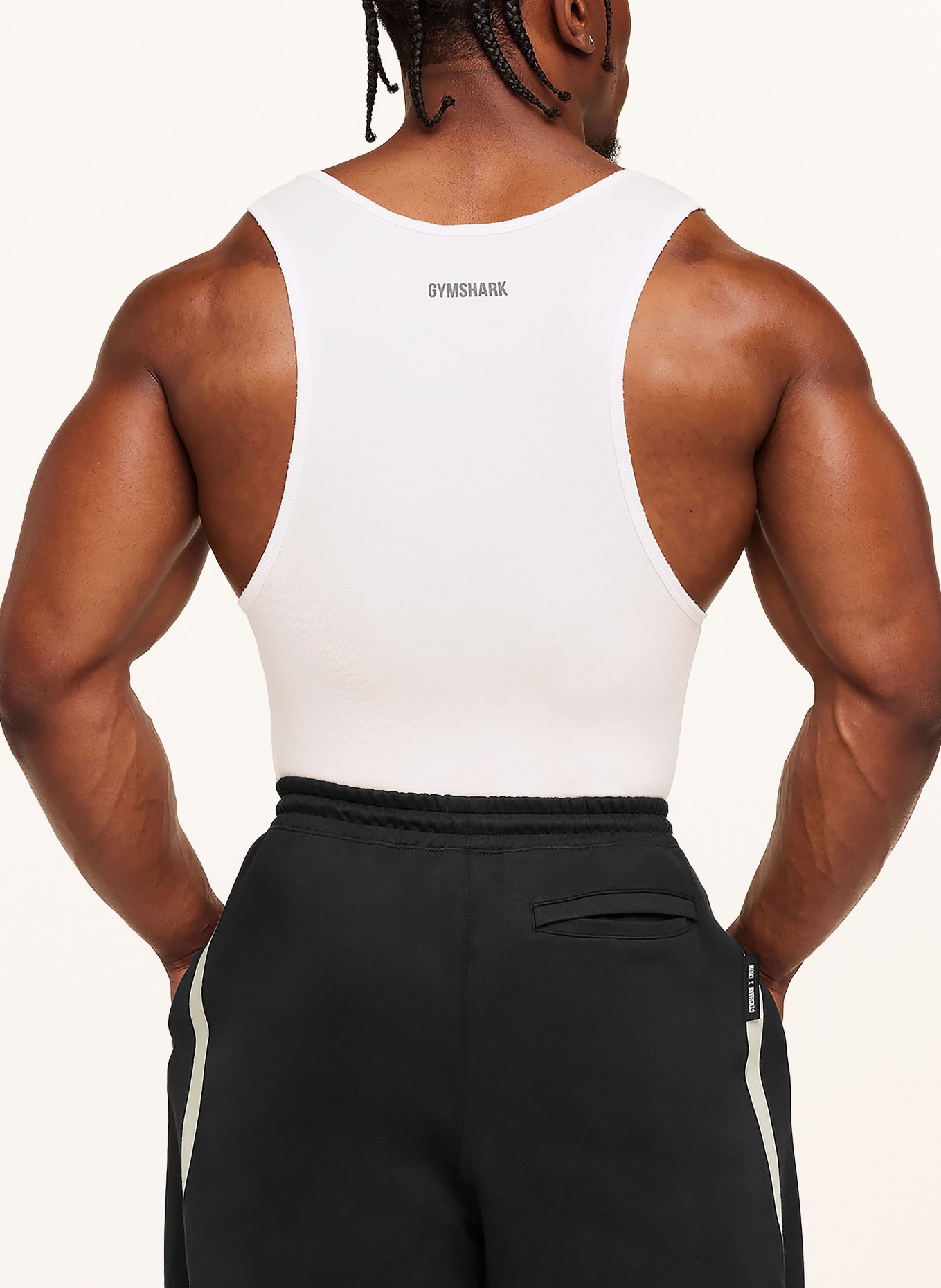 GYMSHARK Tanktop: WEISS