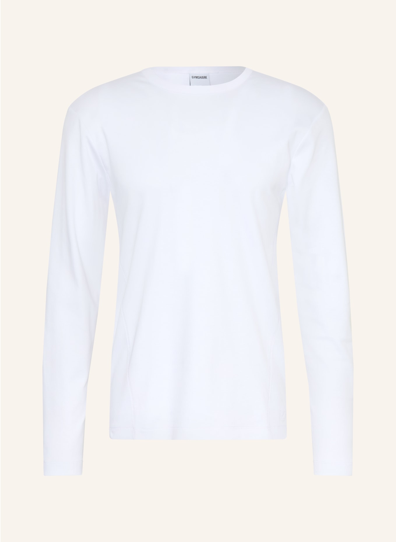 GYMSHARK Longsleeve OFF DUTY: WEISS