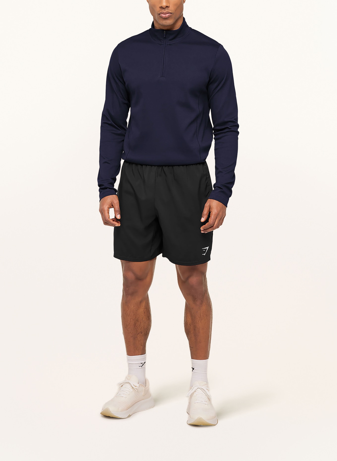 GYMSHARK Pull-over en jersey OFF DUTY: BLEU FONCÉ