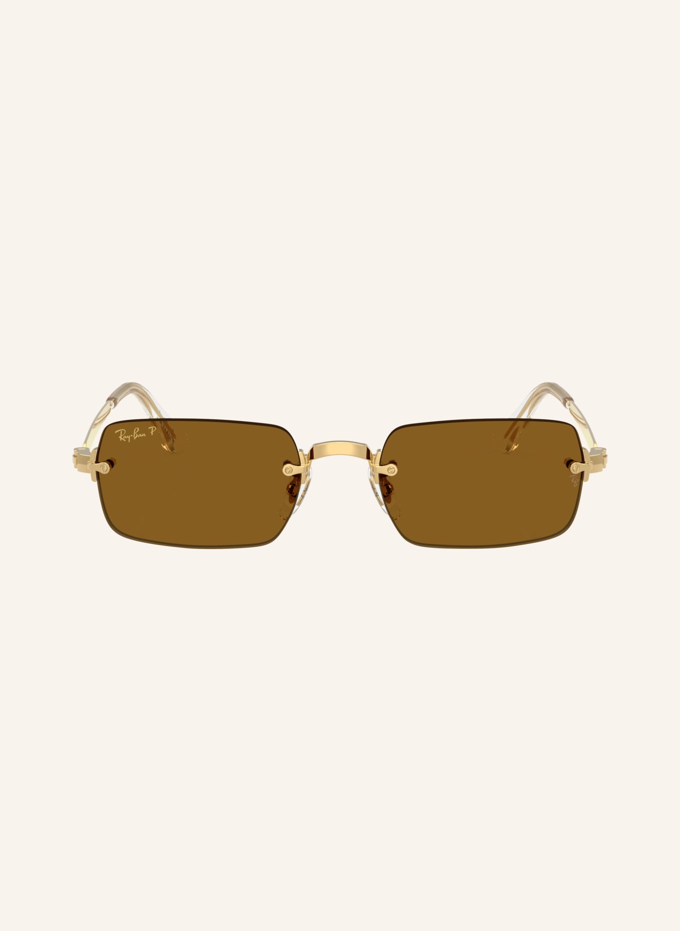 Ray-Ban Sunglasses RB3928: GOLD/DARK BROWN POLARIZED