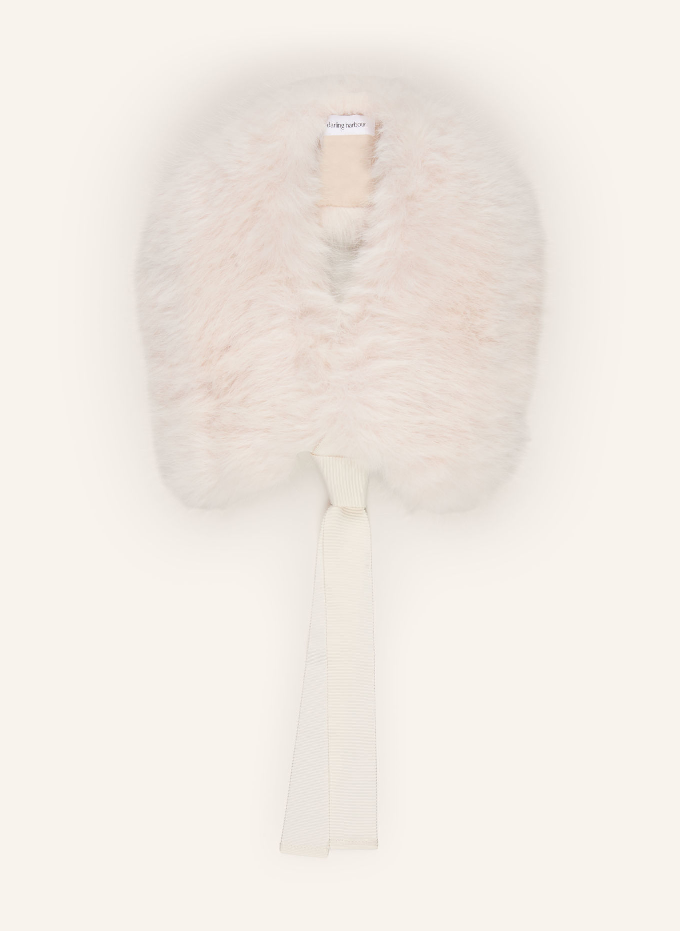 darling harbour Faux fur collars: OFFWHITE