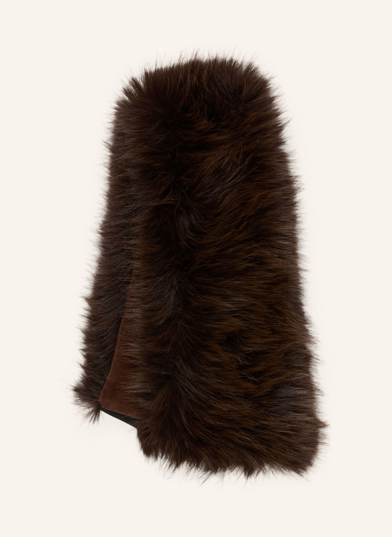 darling harbour Faux fur collars: DARK BROWN
