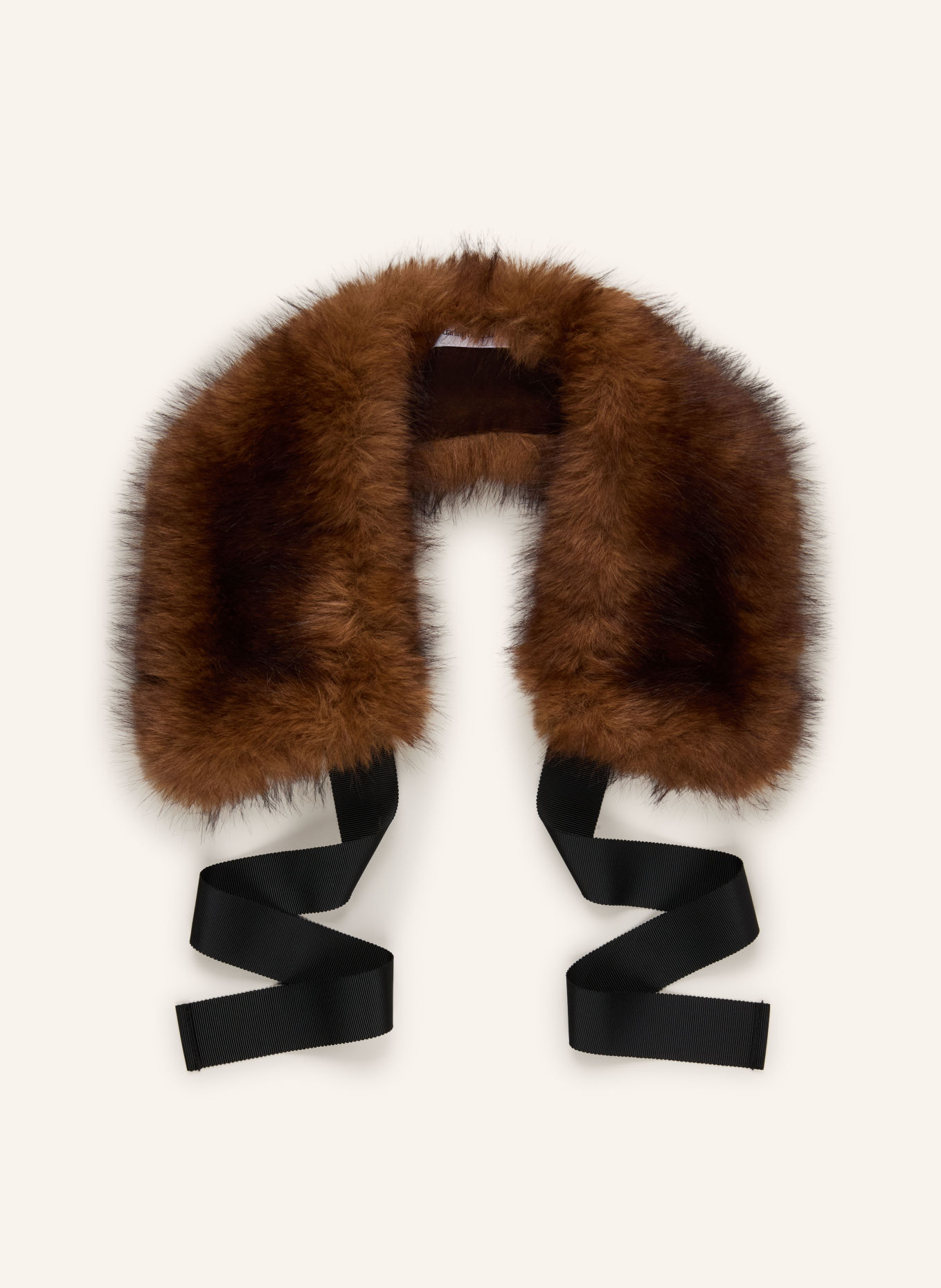 darling harbour Faux fur collars: HAZELNUT