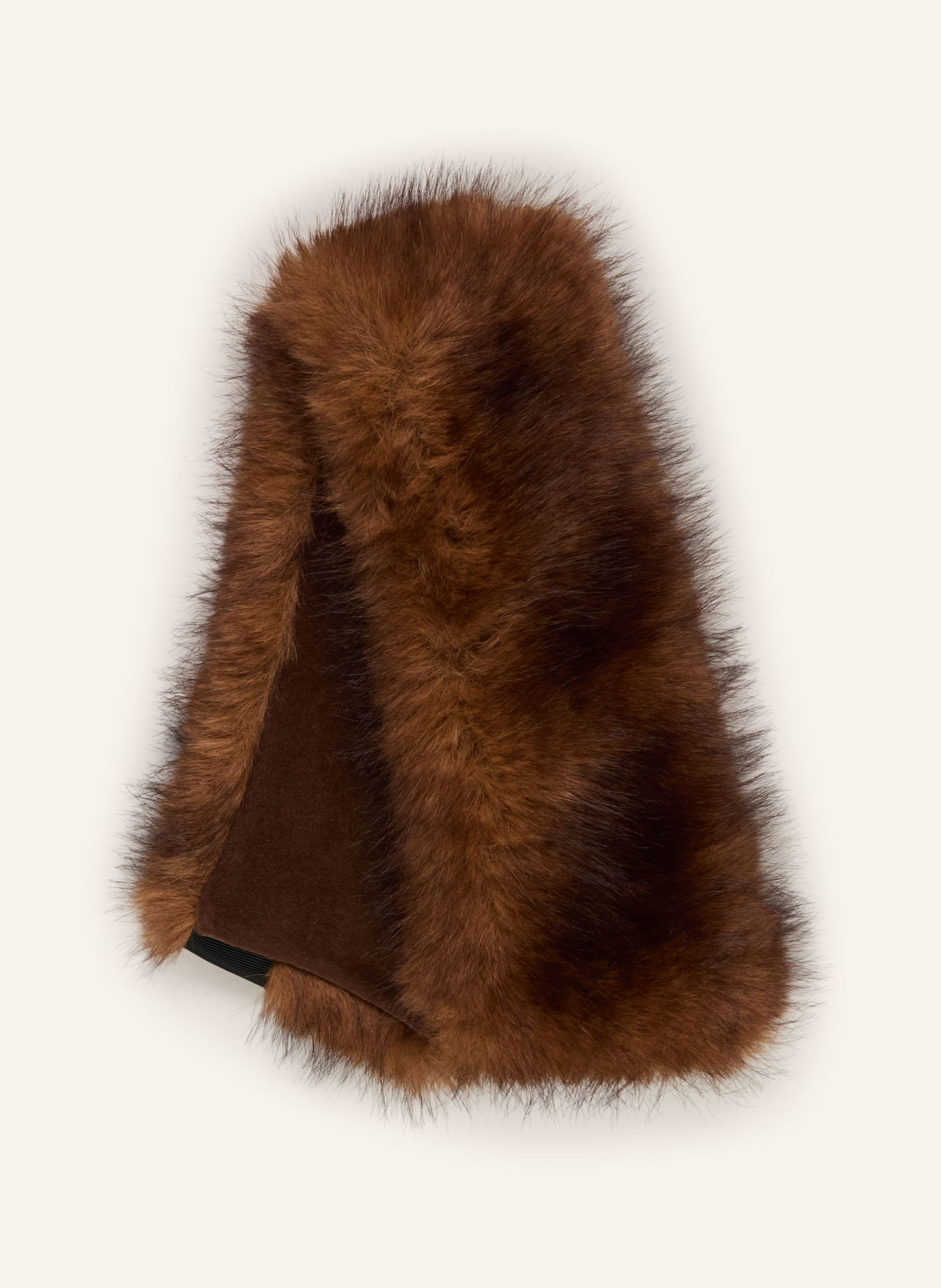 darling harbour Faux fur collars: HAZELNUT