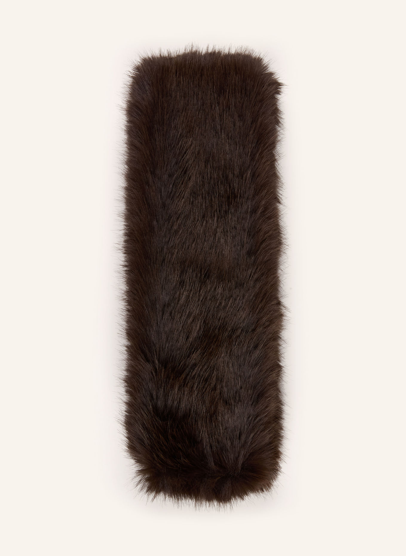 darling harbour Faux fur scarf: DARK BROWN