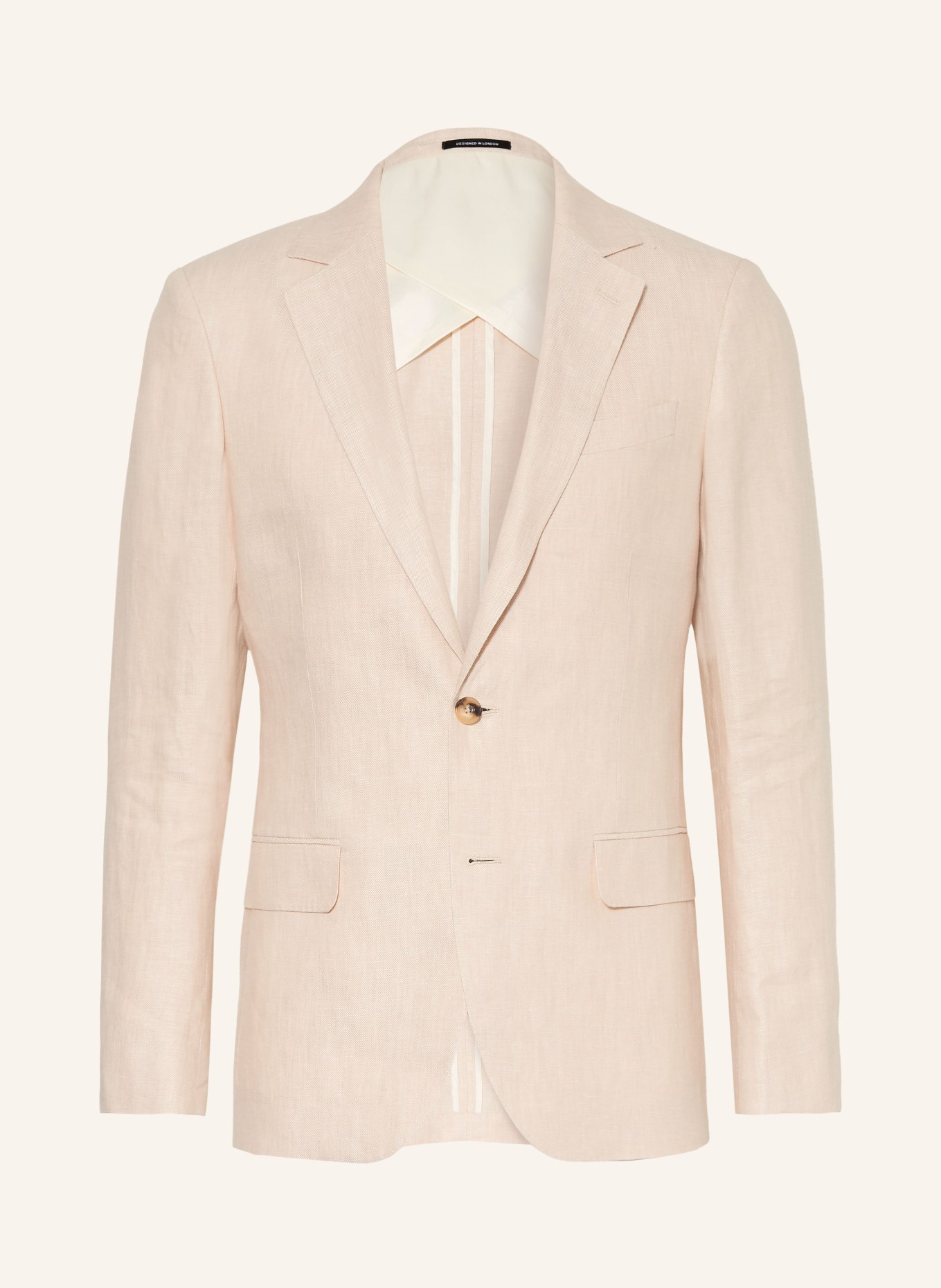 REISS Veste en lin ATLANTIC, coupe extra slim: ÉCRU