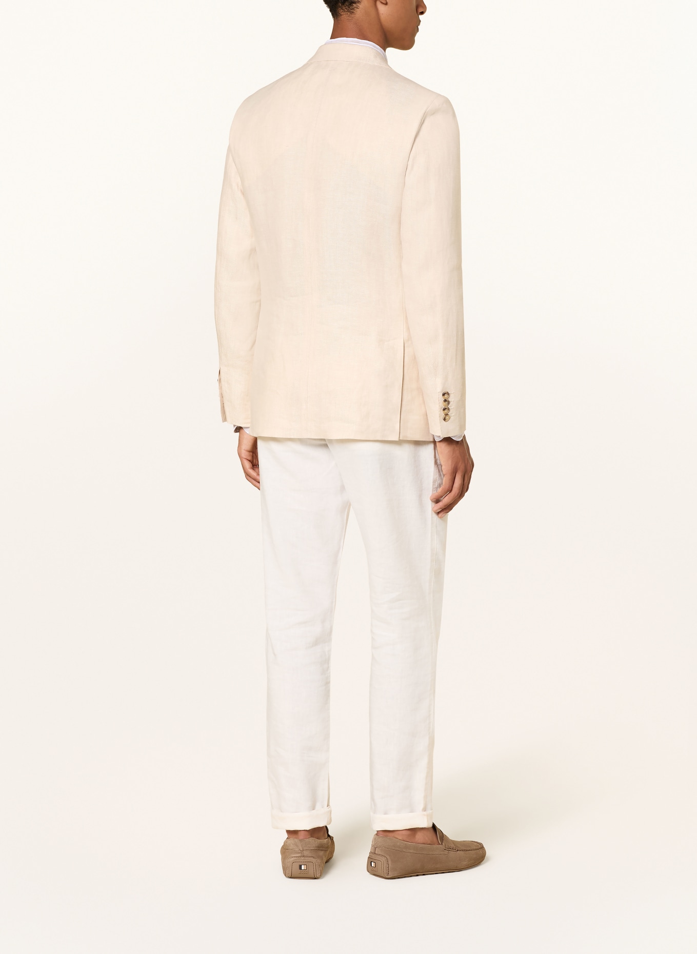 REISS Veste en lin ATLANTIC, coupe extra slim: ÉCRU