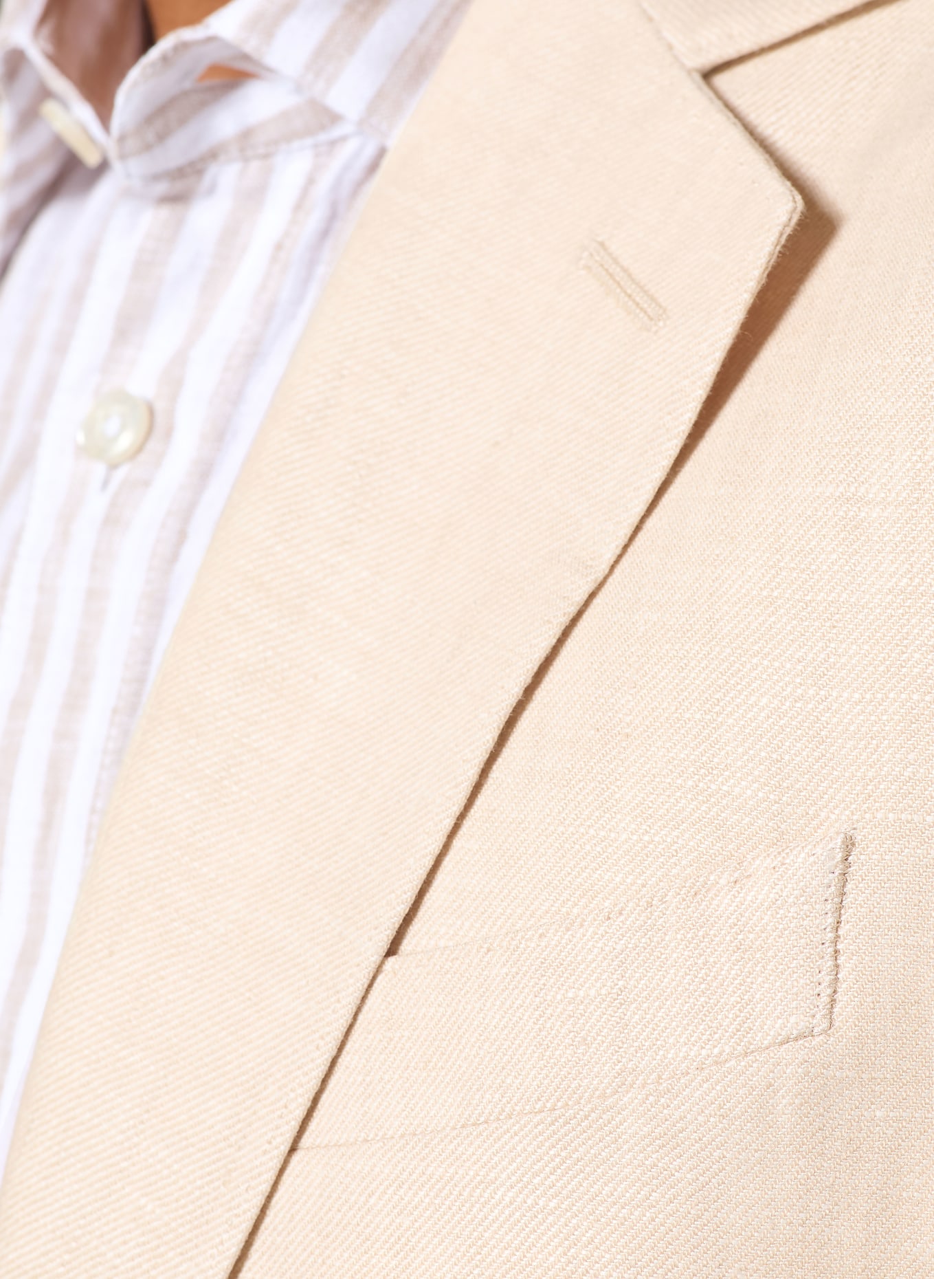 REISS Veste en lin ATLANTIC, coupe extra slim: ÉCRU