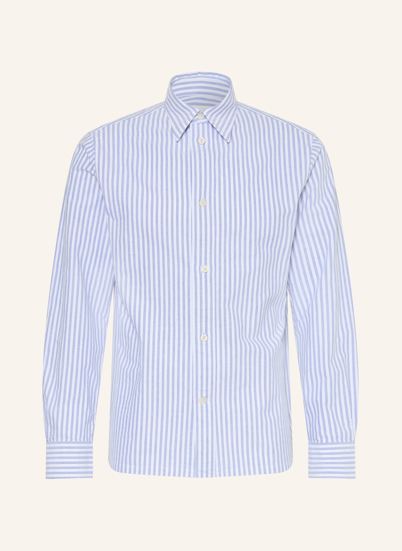NN.07 Chemise coupe classique: BLEU / BLANC