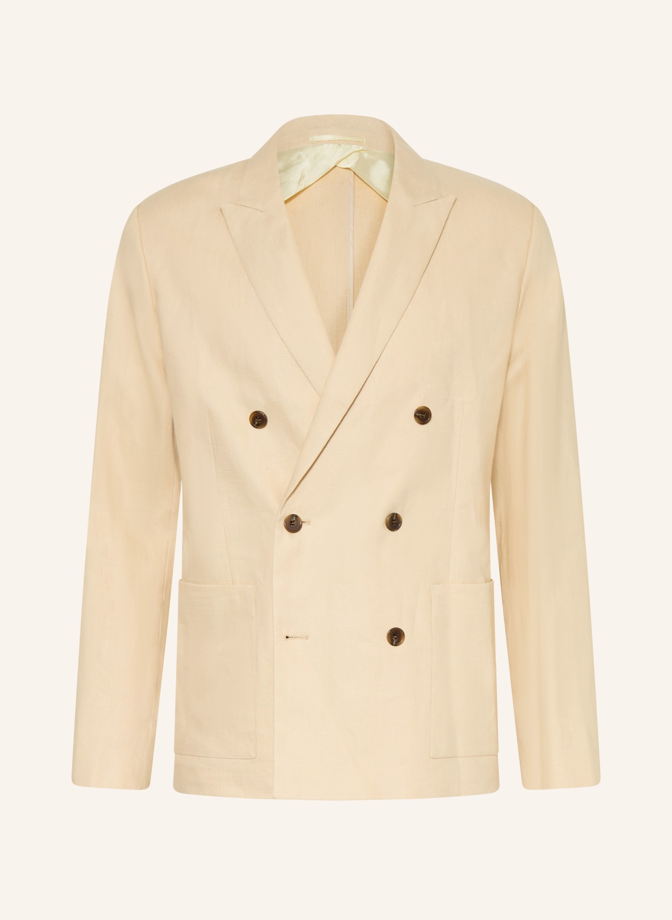 NN.07 Veste en lin JORDIN, coupe classique: 422 Honey Silk