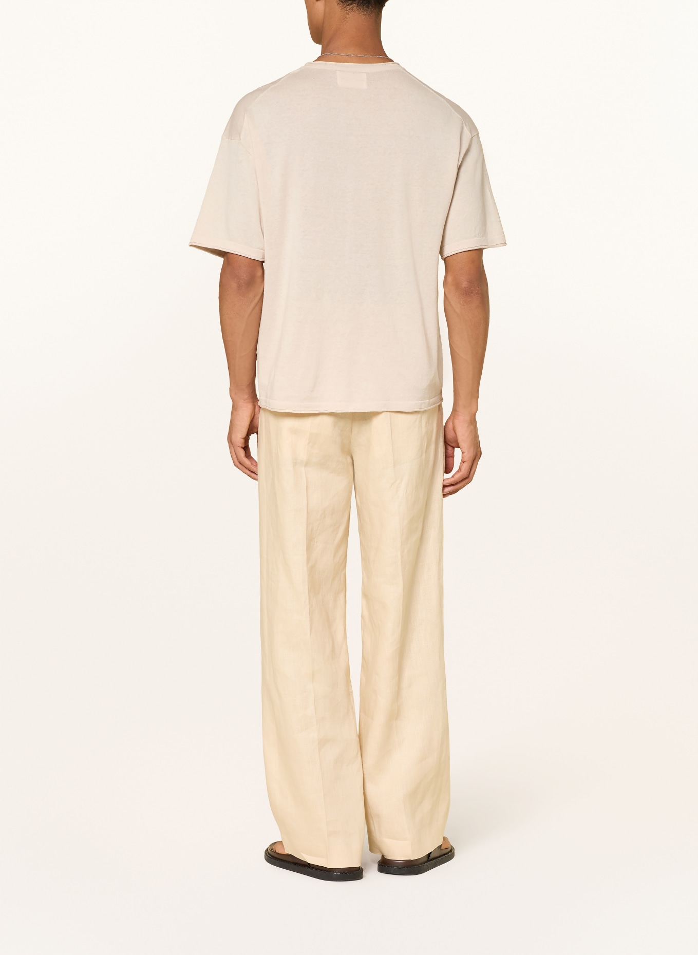 NN.07 Strickshirt RYAN mit Leinen: BEIGE