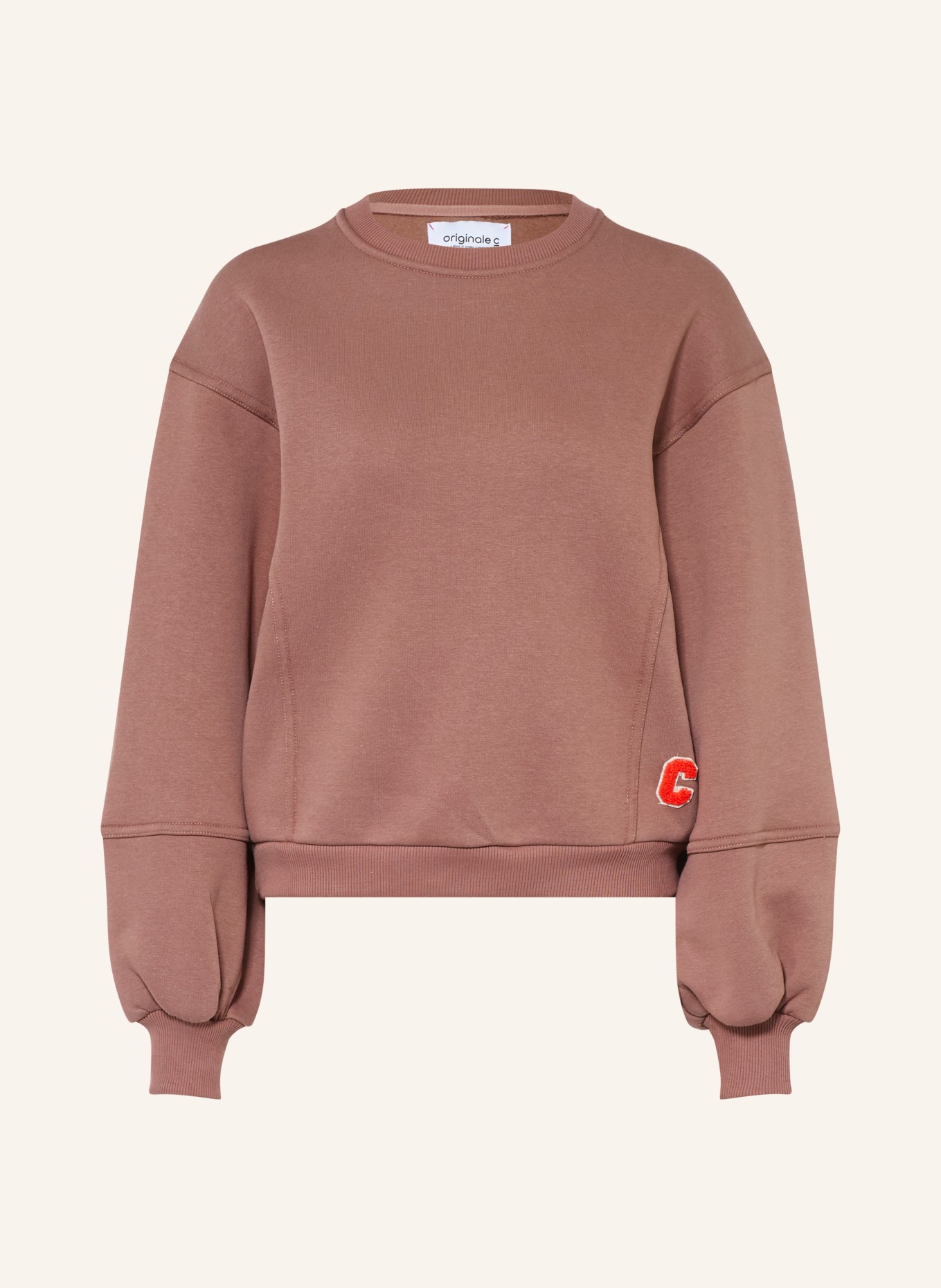 No.1 Como FABIENNE Sweatshirt: TAUPE