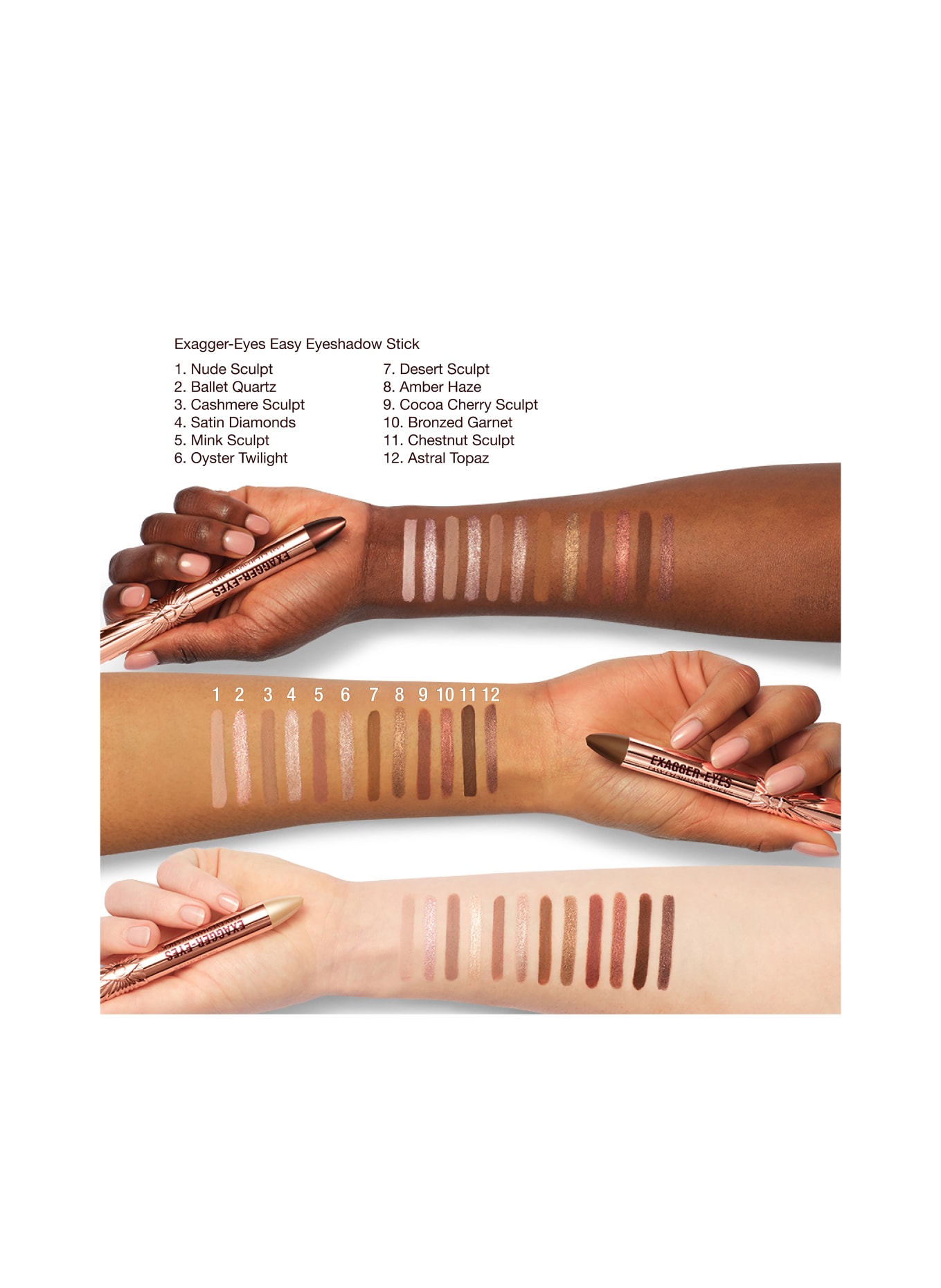 Charlotte Tilbury EXAGGER-EYES EASY EYSHADOW STICK: SATIN DIAMONDS