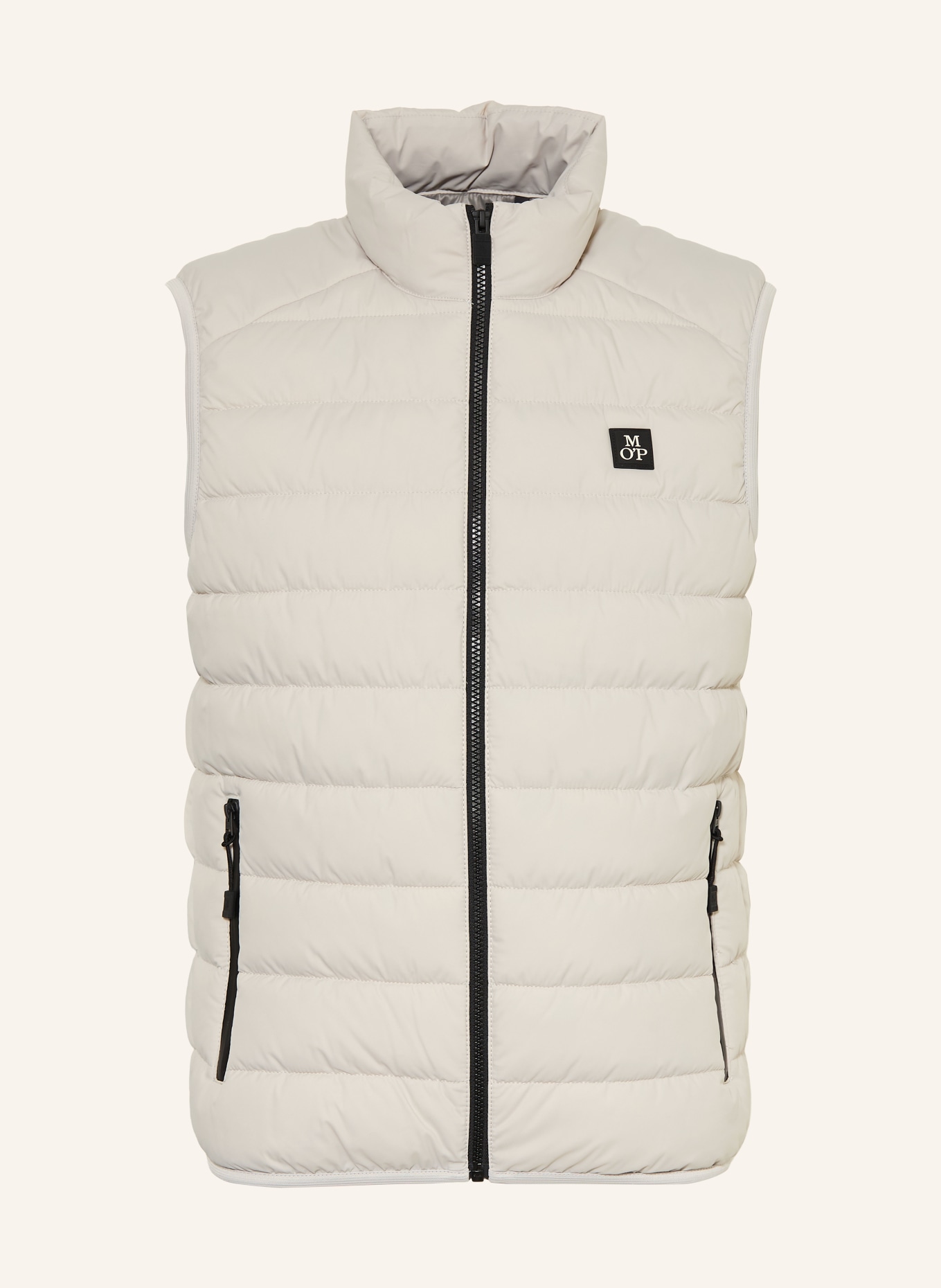 Marc O'Polo Quilted vest: LIGHT GRAY