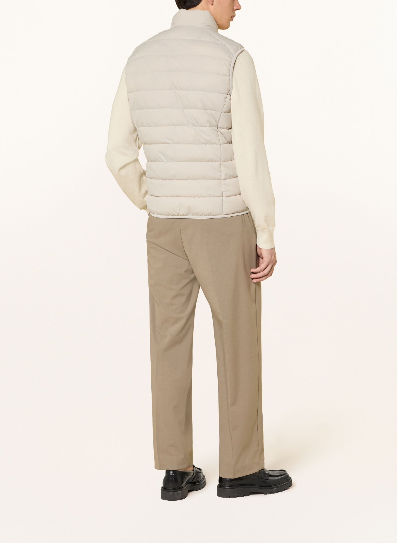 Marc O'Polo Quilted vest: LIGHT GRAY