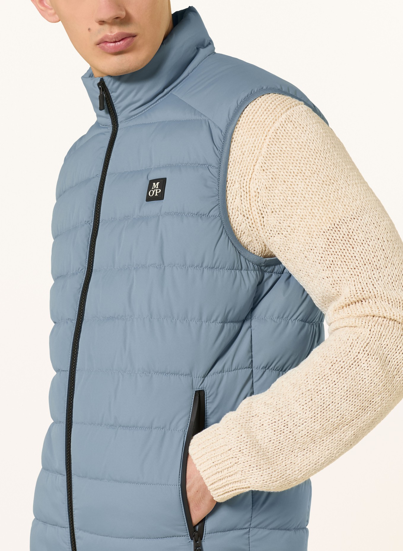 Marc O'Polo Quilted vest: LIGHT BLUE