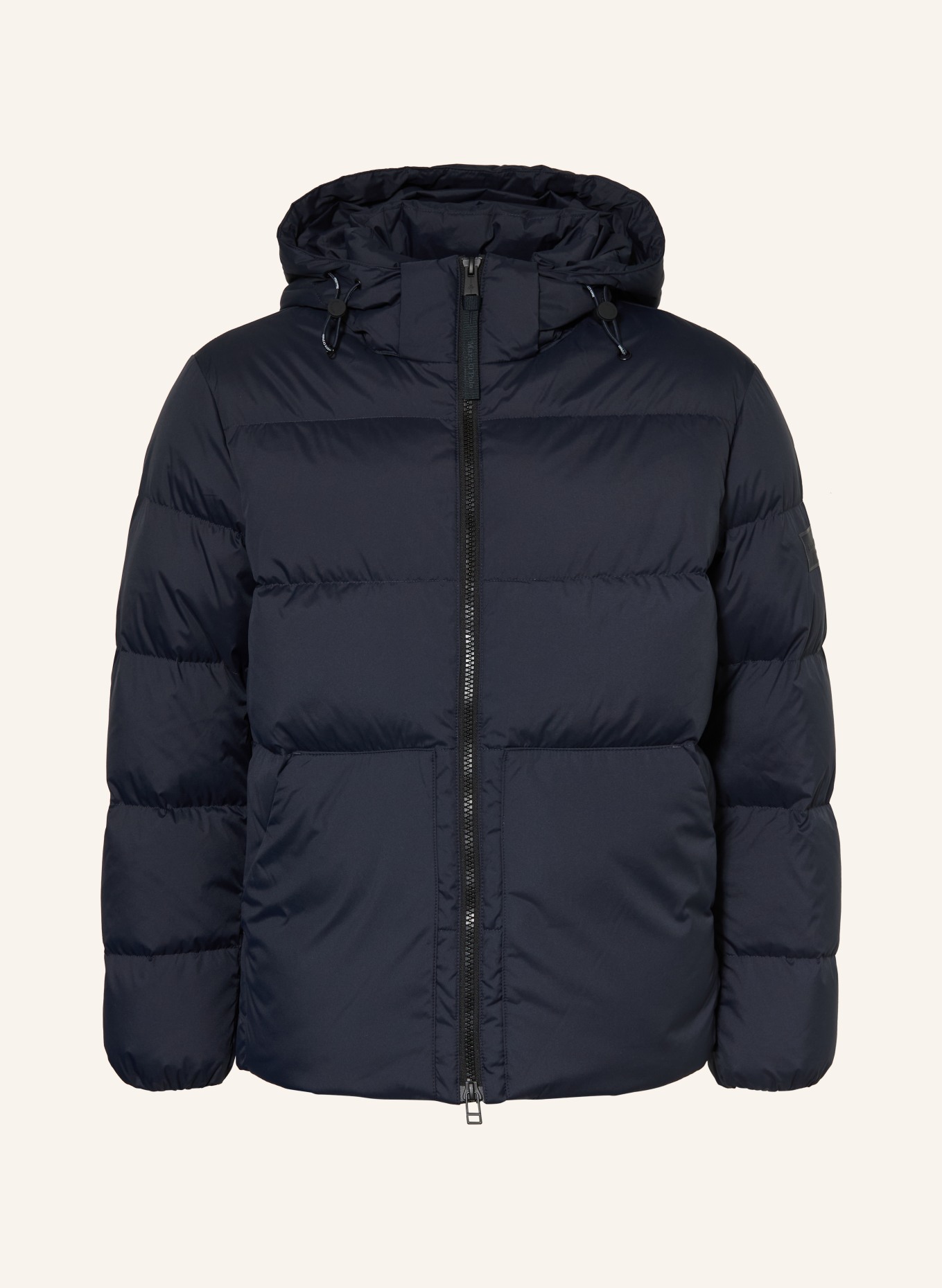 Marc O'Polo Down jacket with removable hood: DARK BLUE