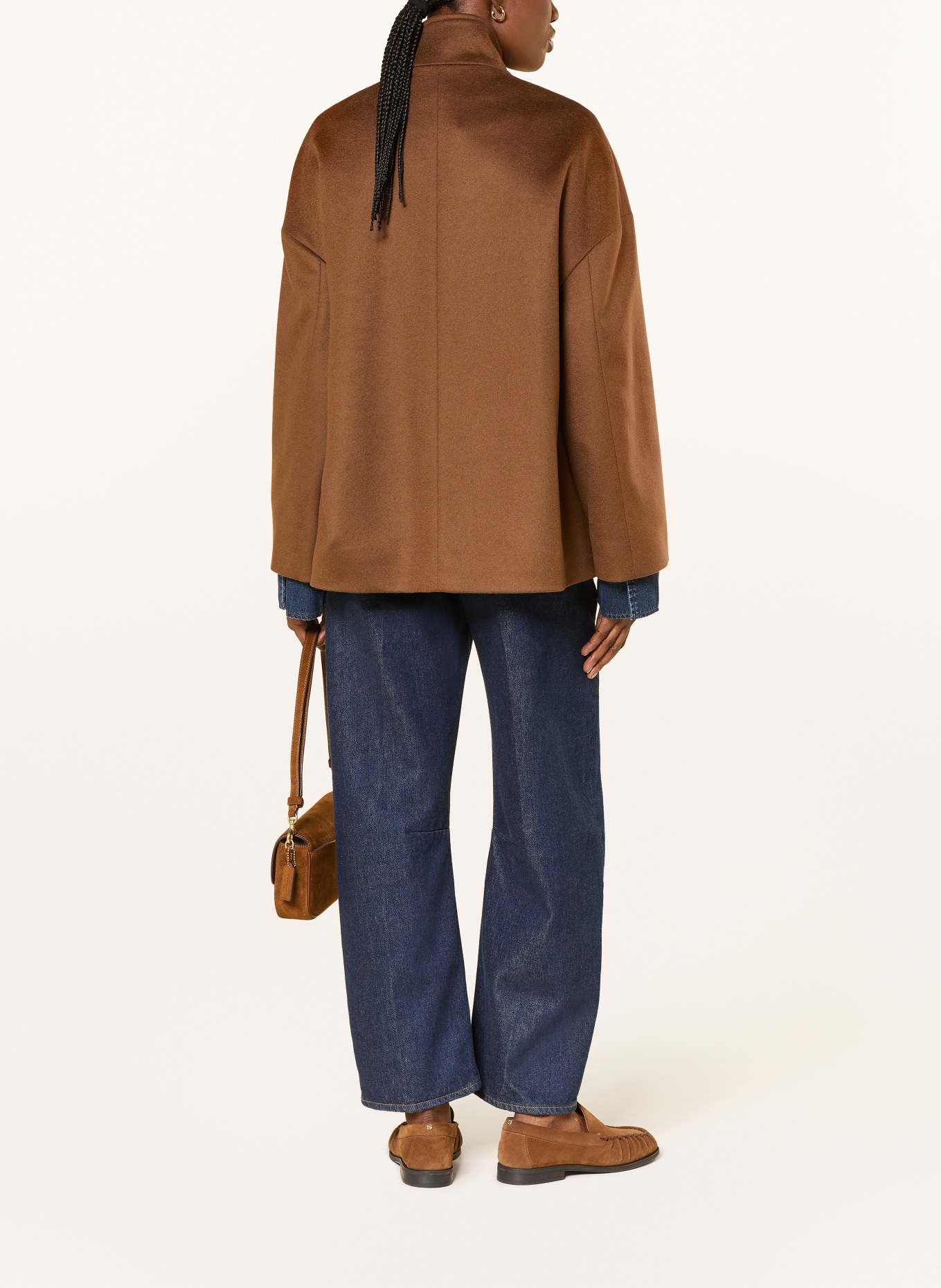 CINZIA ROCCA Cashmere-Jacke: BRAUN