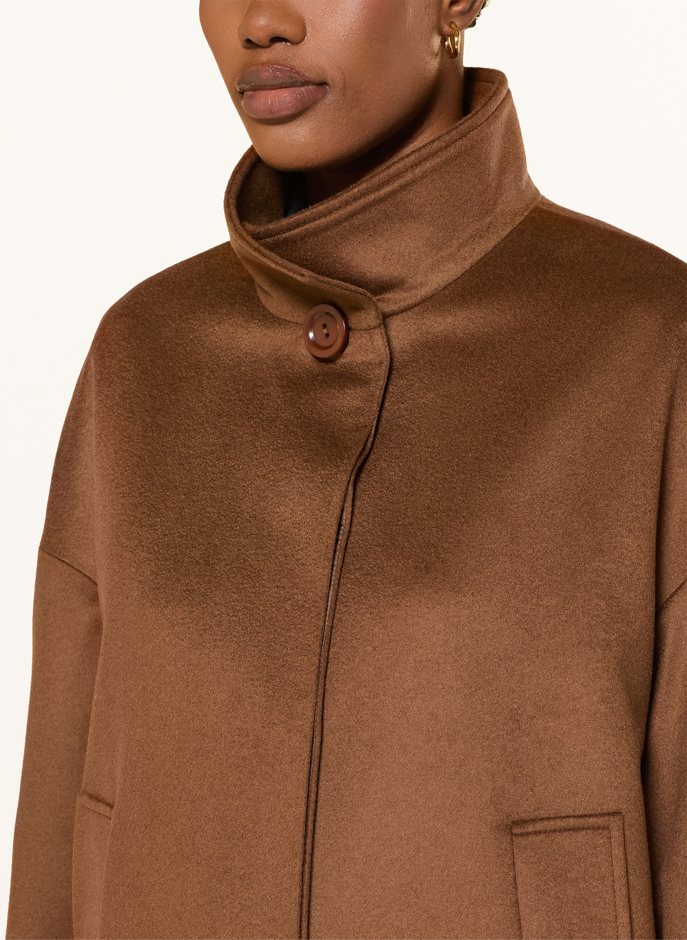 CINZIA ROCCA Cashmere-Jacke: BRAUN
