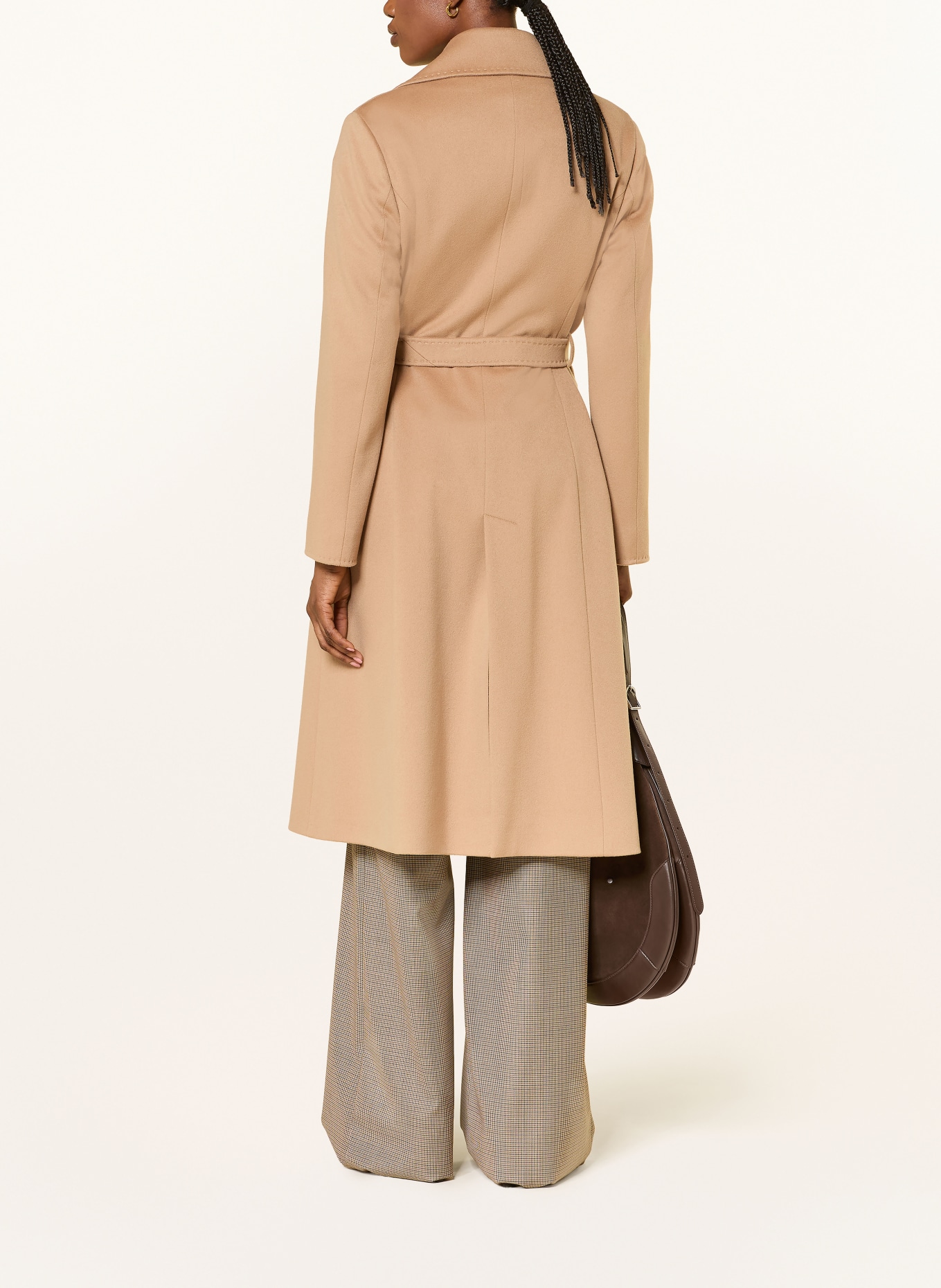 CINZIA ROCCA Wool coat: CAMEL