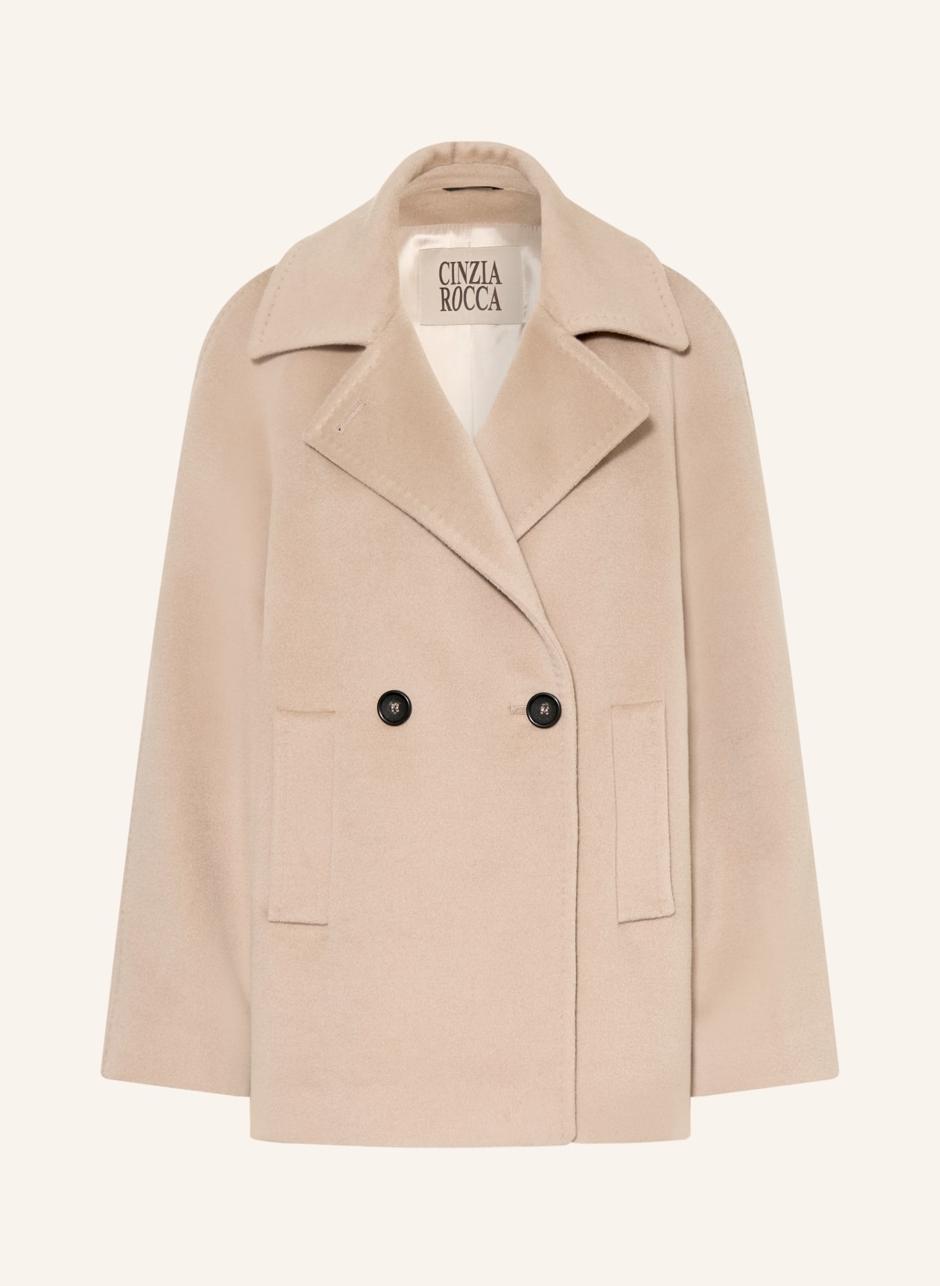 CINZIA ROCCA Peacoat: BEIGE