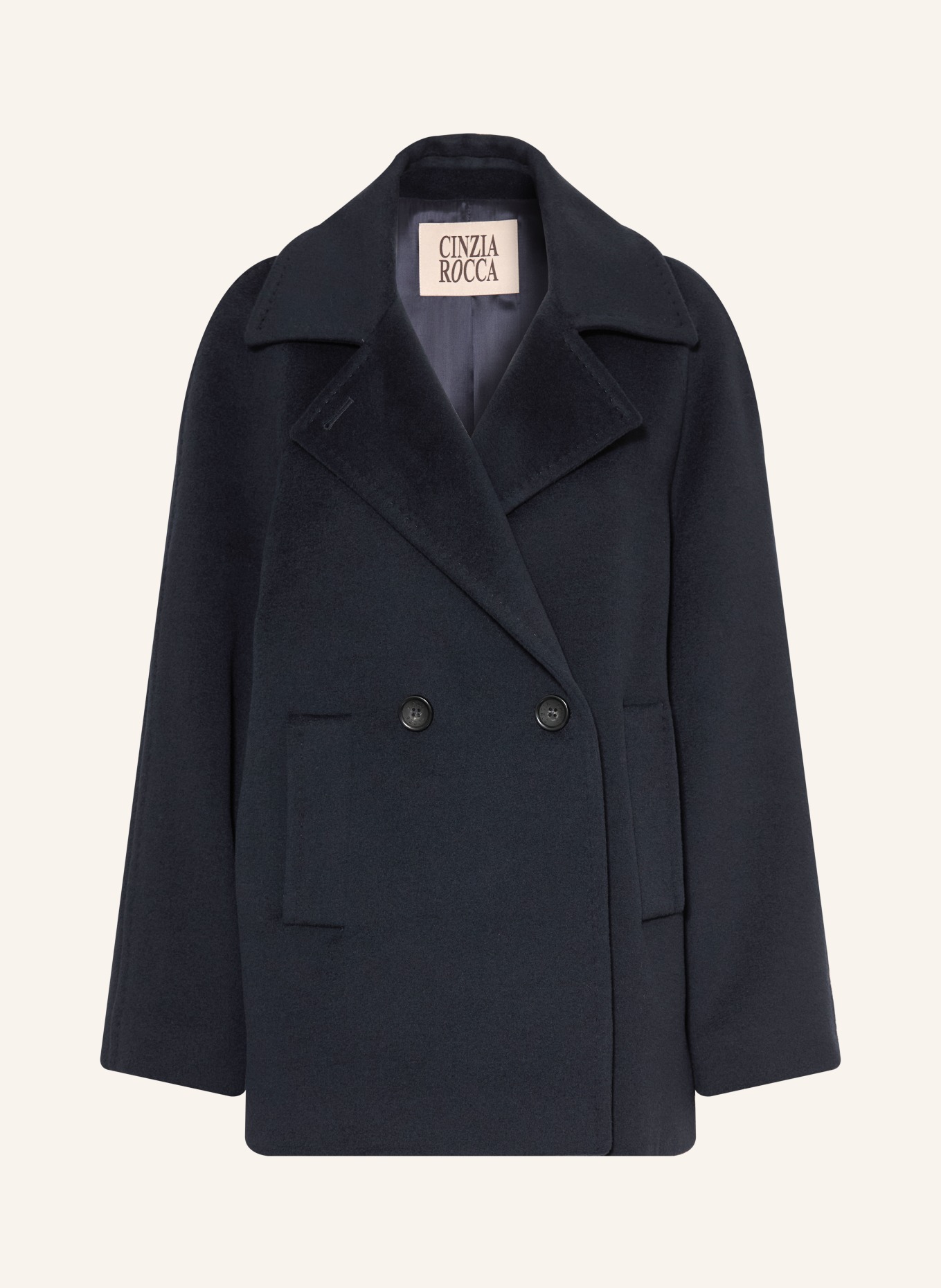 CINZIA ROCCA Veste caban: BLEU FONCÉ