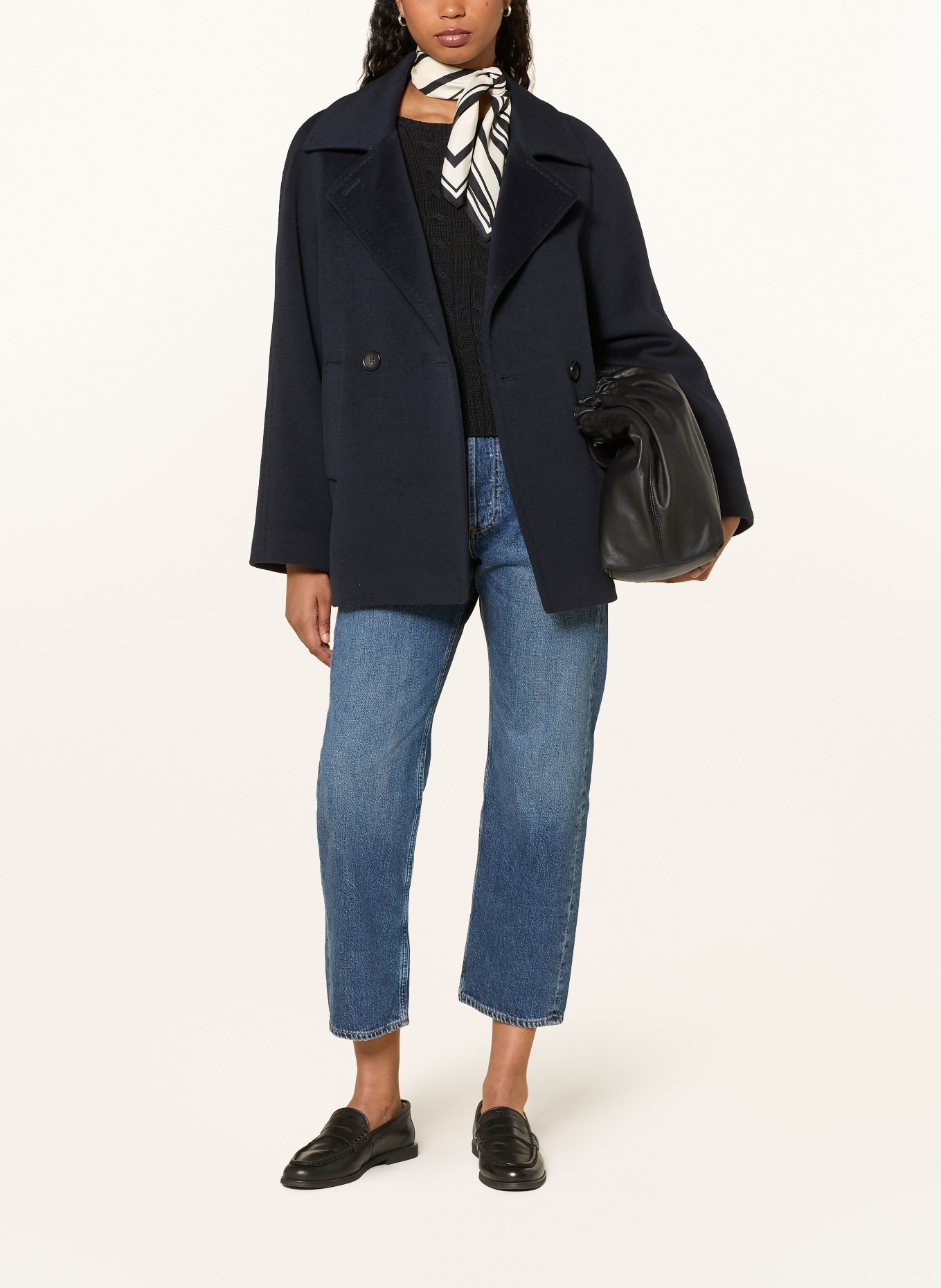CINZIA ROCCA Veste caban: BLEU FONCÉ