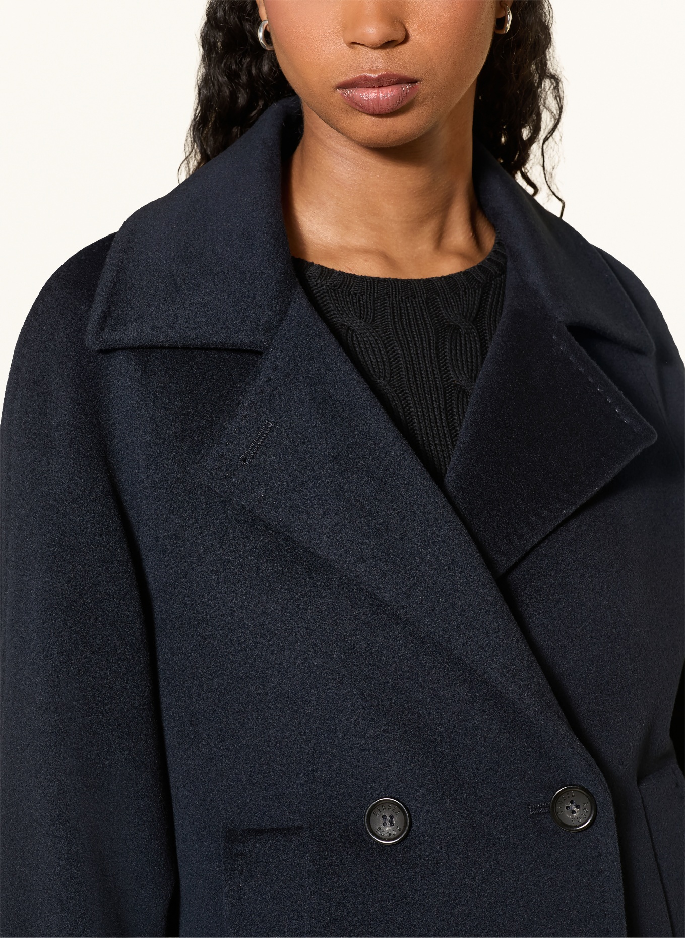 CINZIA ROCCA Veste caban: BLEU FONCÉ
